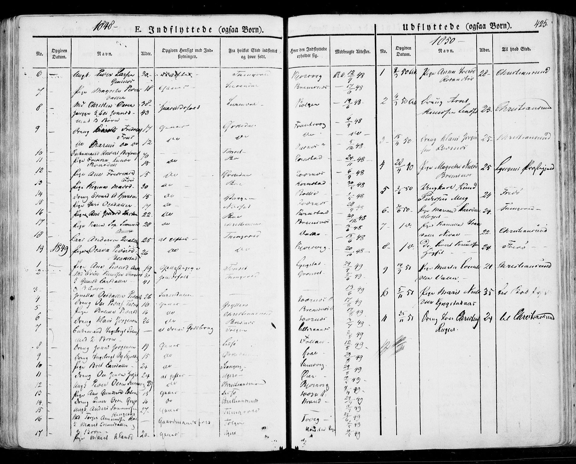 Ministerialprotokoller, klokkerbøker og fødselsregistre - Møre og Romsdal, AV/SAT-A-1454/568/L0803: Parish register (official) no. 568A10, 1830-1853, p. 425