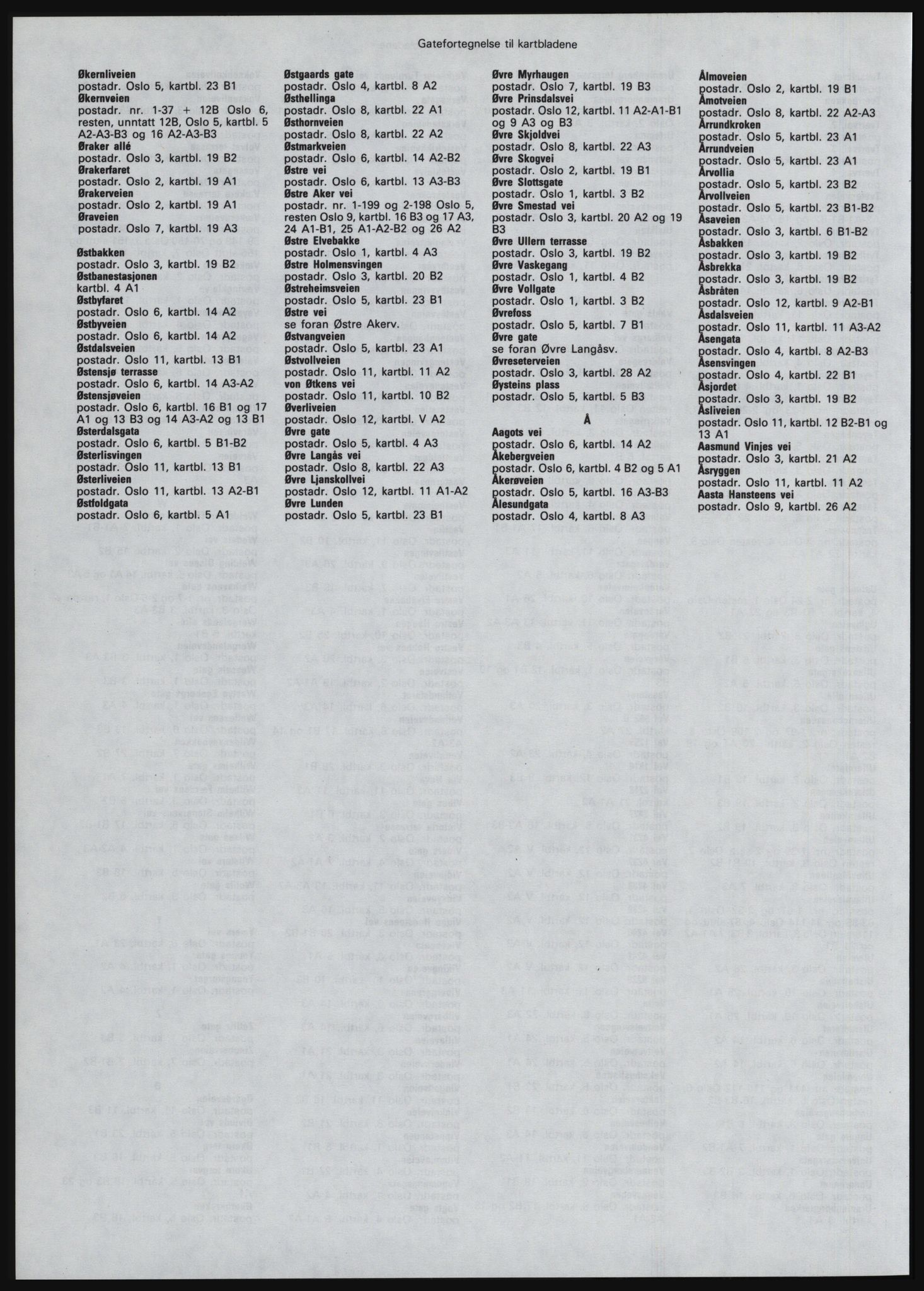 Kristiania/Oslo adressebok, PUBL/-, 1982-1983