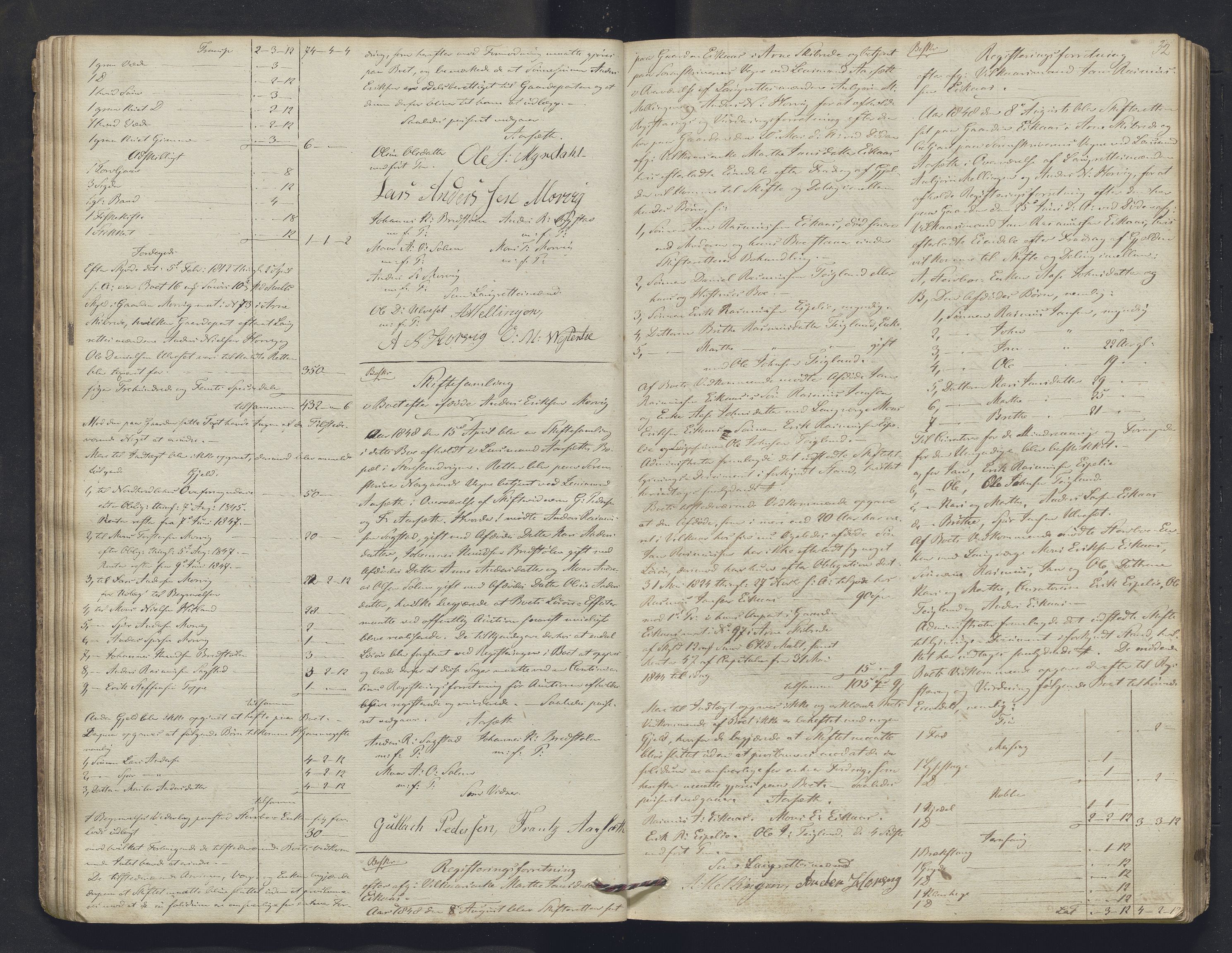 Nordhordland sorenskrivar, AV/SAB-A-2901/1/H/Hb/L0004: Registreringsprotokollar, 1846-1852, p. 32