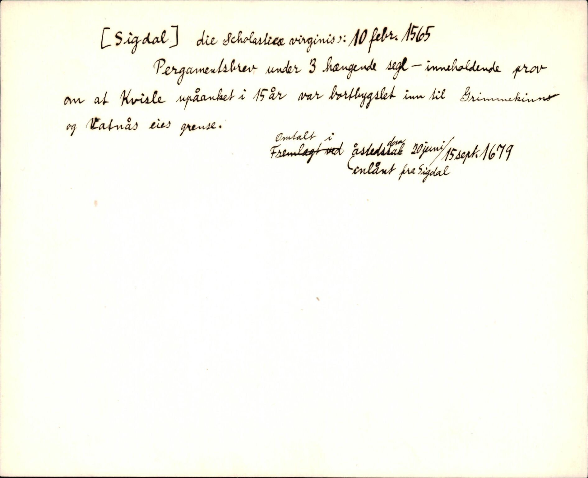 Riksarkivets diplomsamling, AV/RA-EA-5965/F35/F35d/L0001: Innlånte diplomer, seddelregister, 1316-1591, p. 337