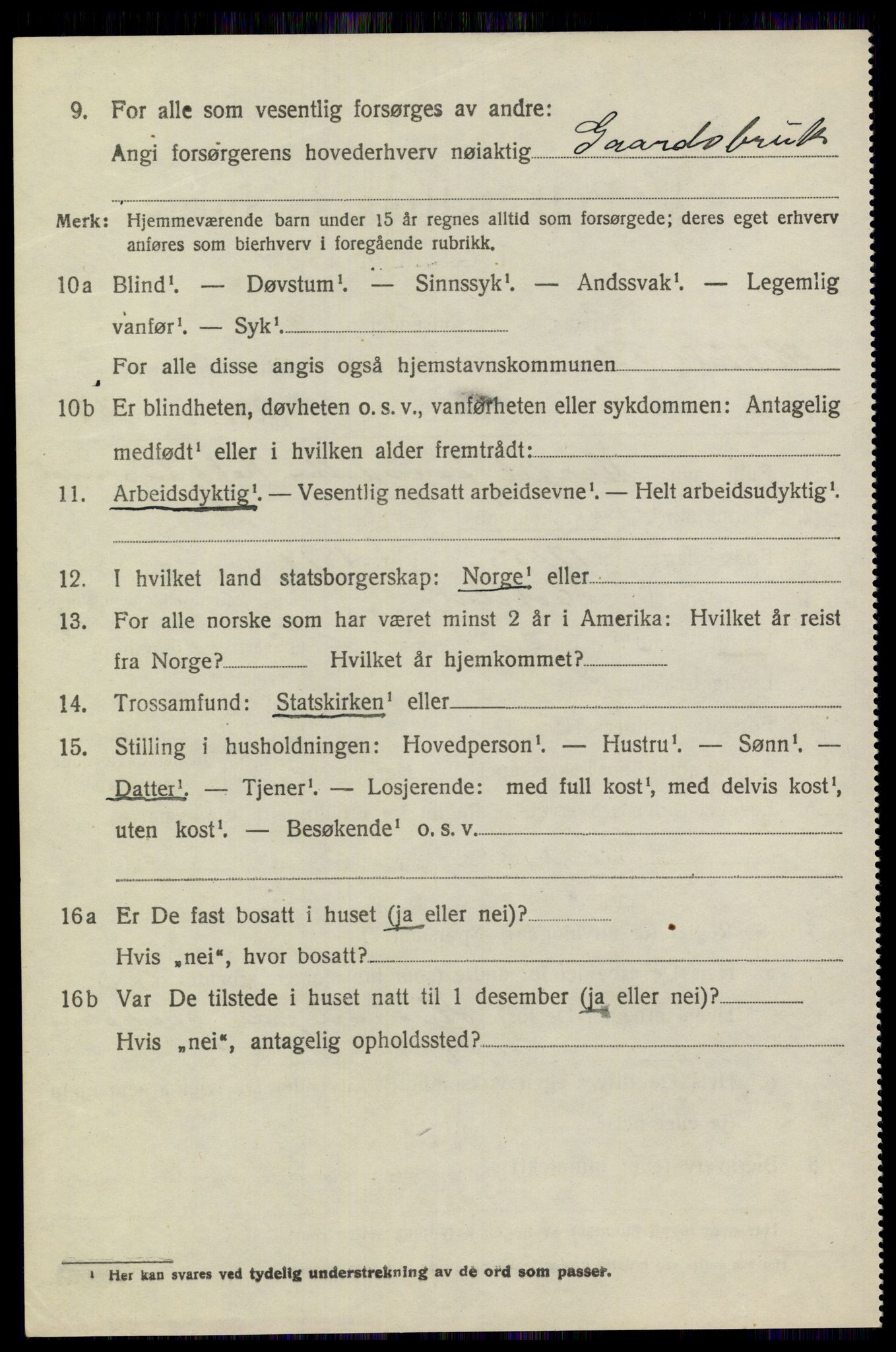 SAKO, 1920 census for Heddal, 1920, p. 3659