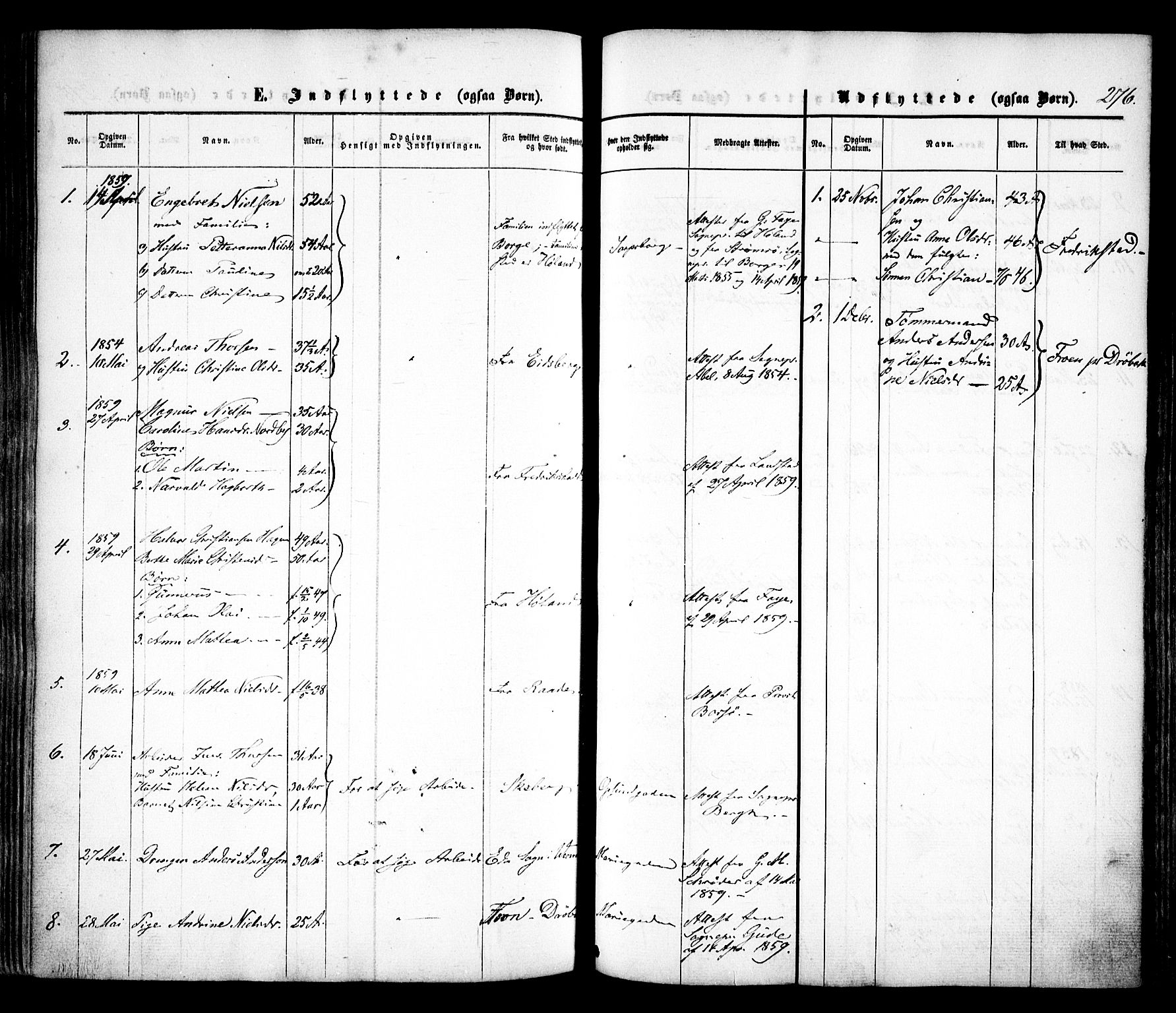 Sarpsborg prestekontor Kirkebøker, SAO/A-2006/F/Fa/L0001: Parish register (official) no. 1, 1859-1868, p. 276