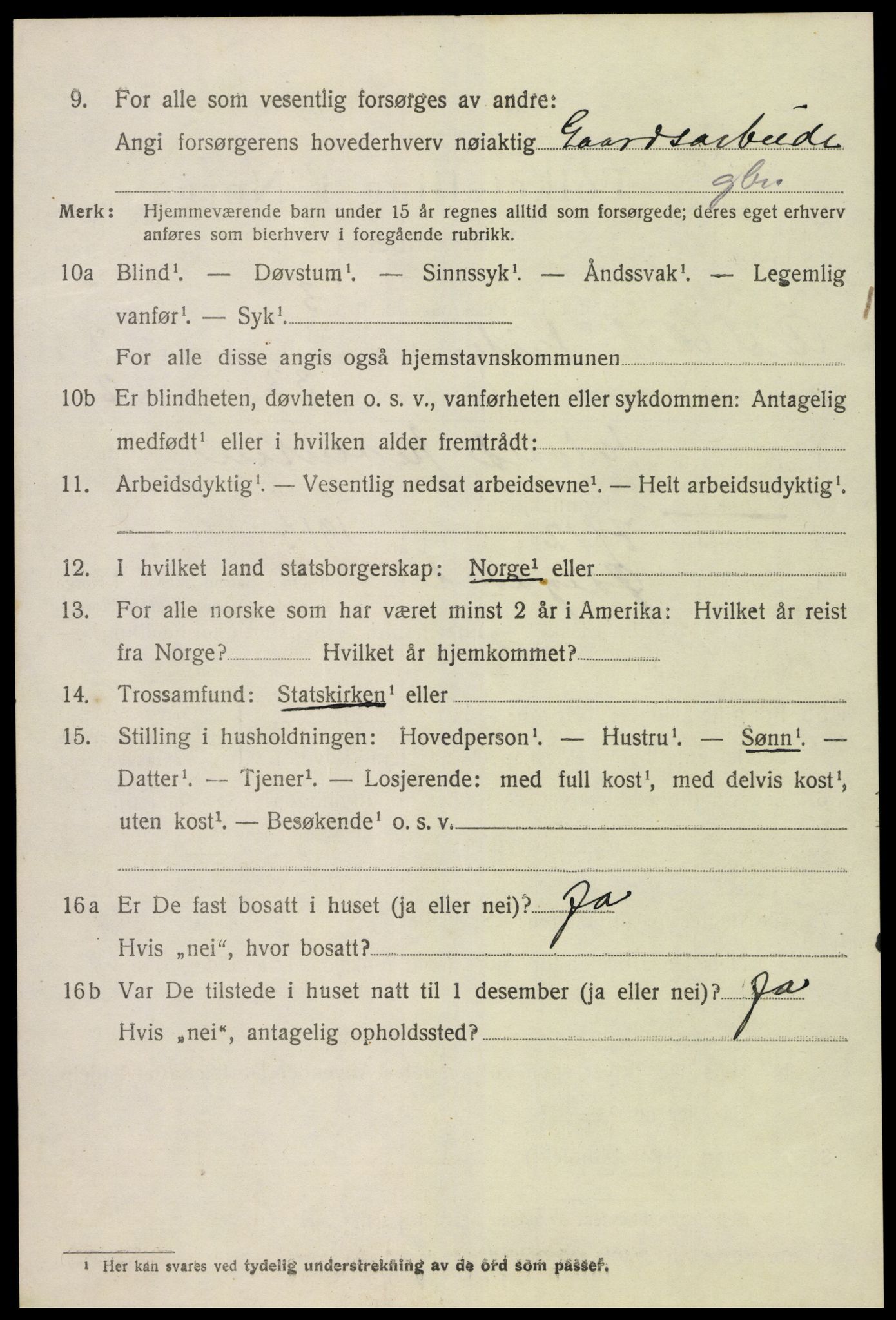 SAK, 1920 census for Eide, 1920, p. 1387