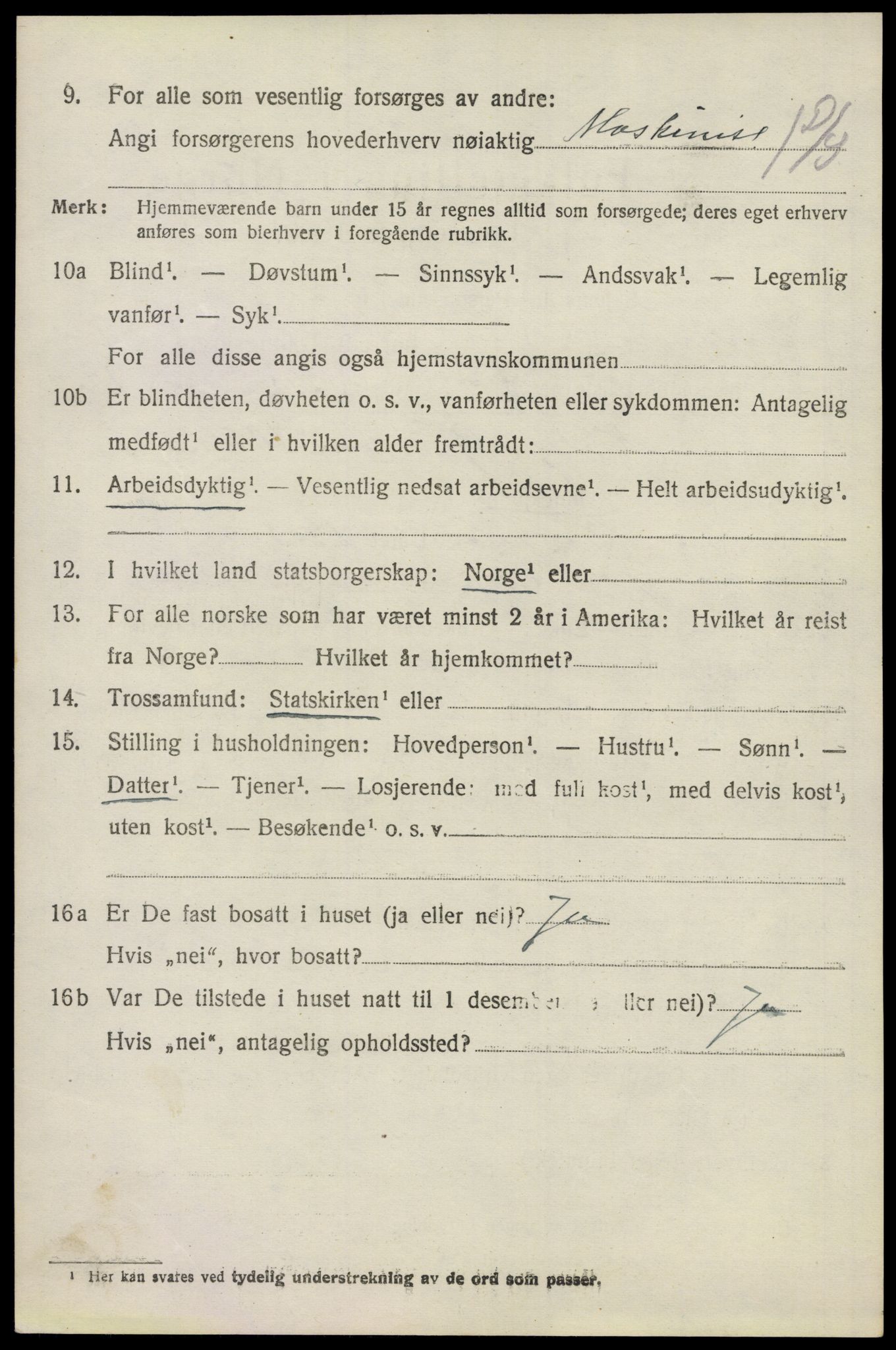 SAO, 1920 census for Eidsvoll, 1920, p. 11734