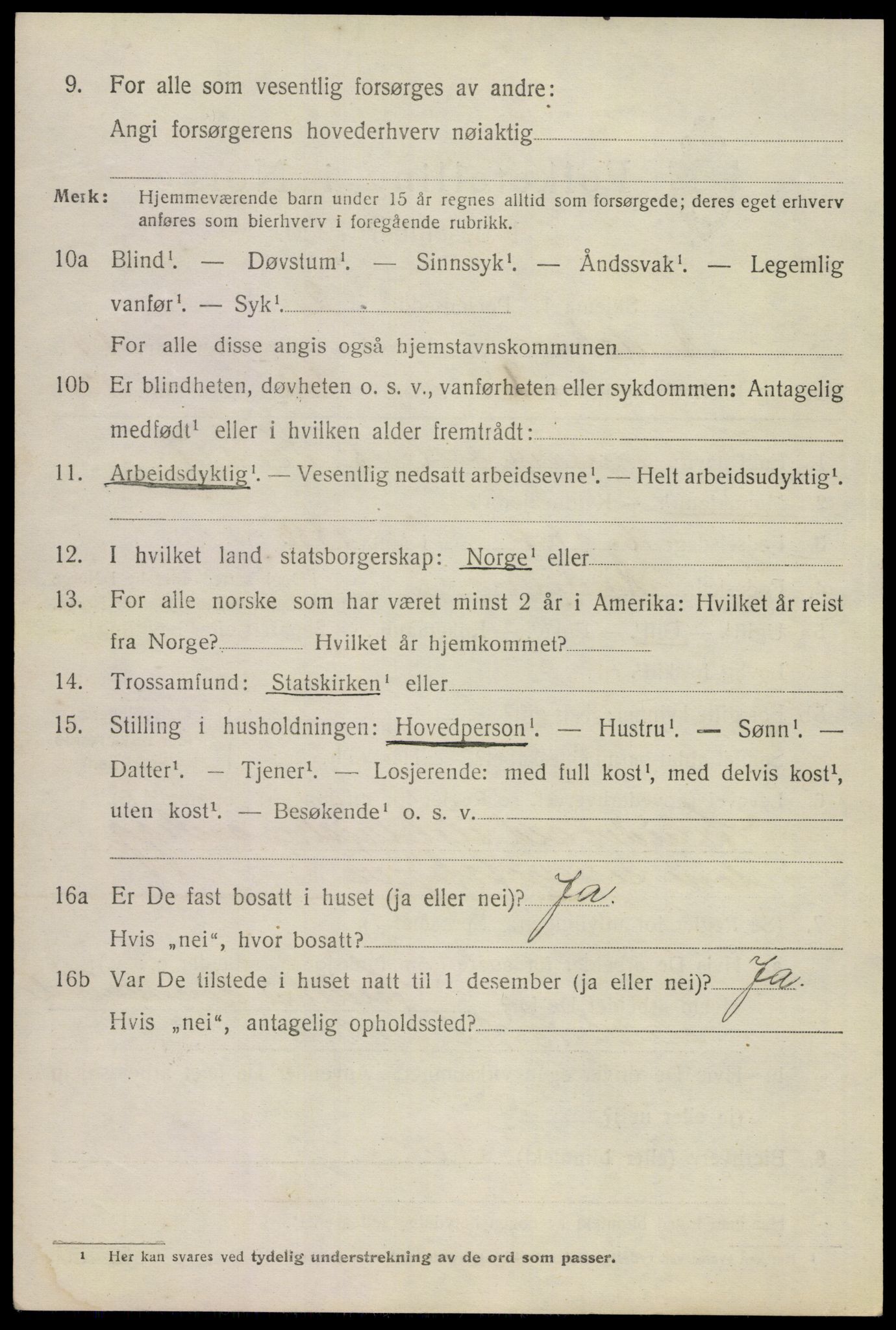 SAKO, 1920 census for Andebu, 1920, p. 4467