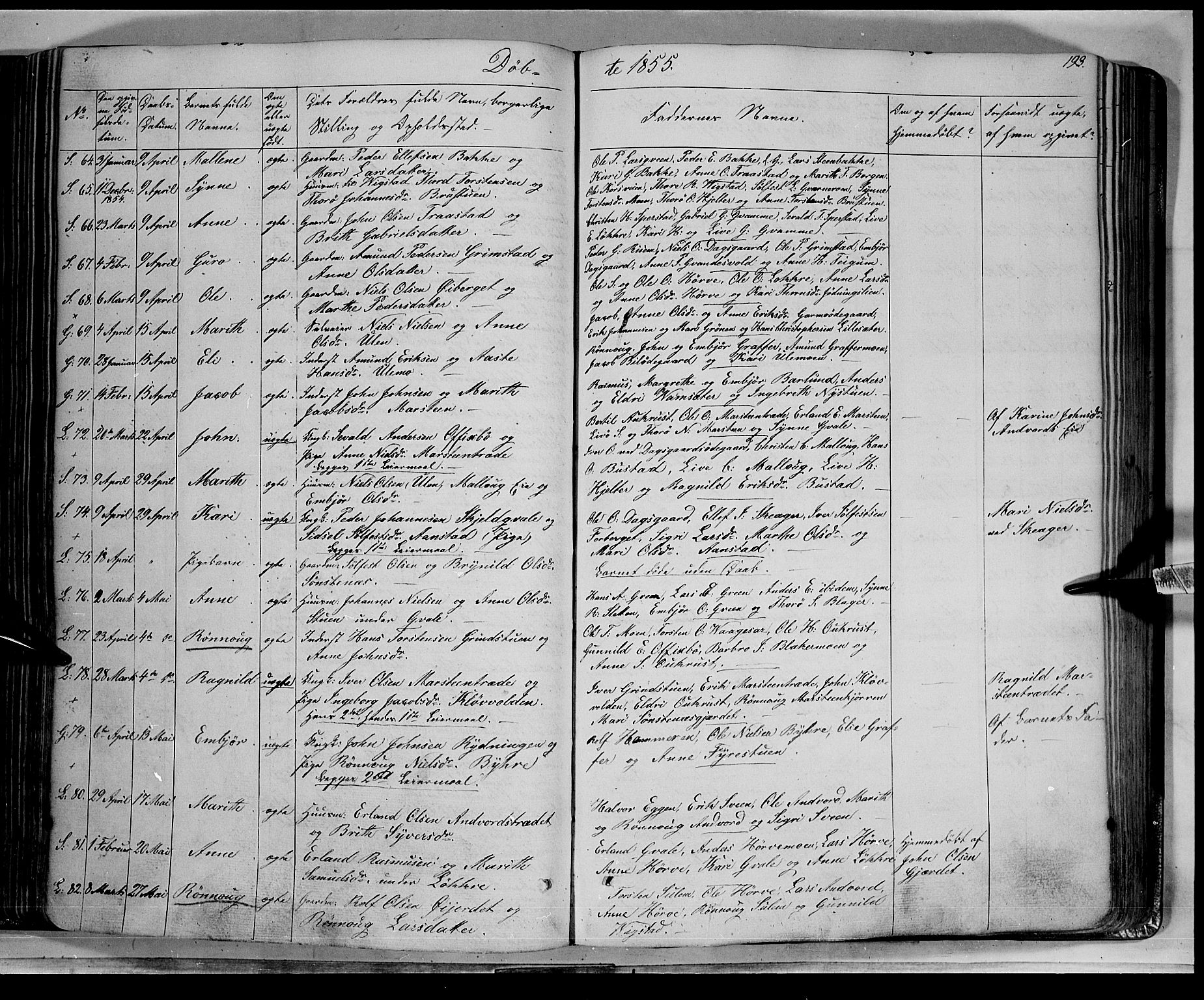 Lom prestekontor, SAH/PREST-070/K/L0006: Parish register (official) no. 6A, 1837-1863, p. 193