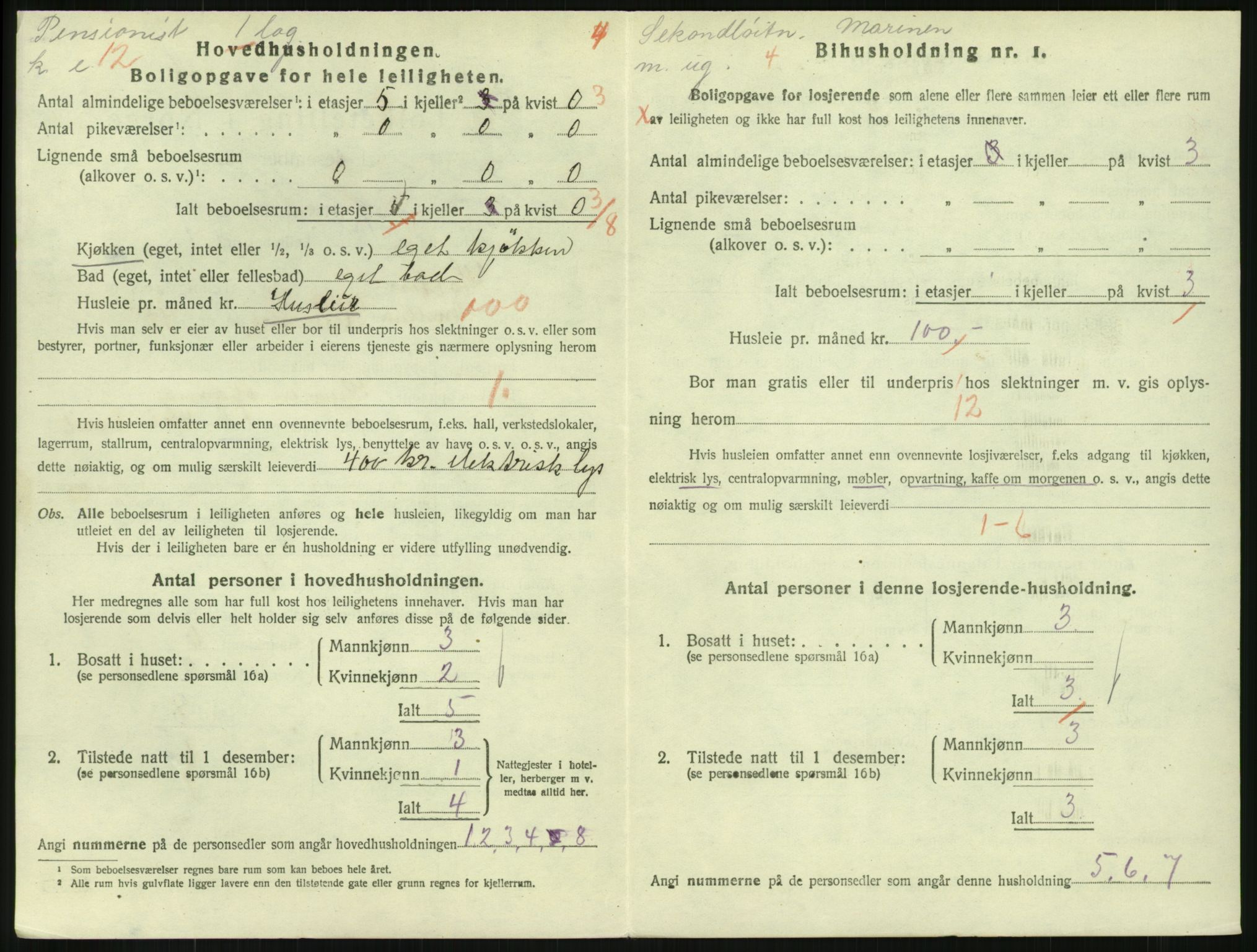 SAKO, 1920 census for Horten, 1920, p. 4498