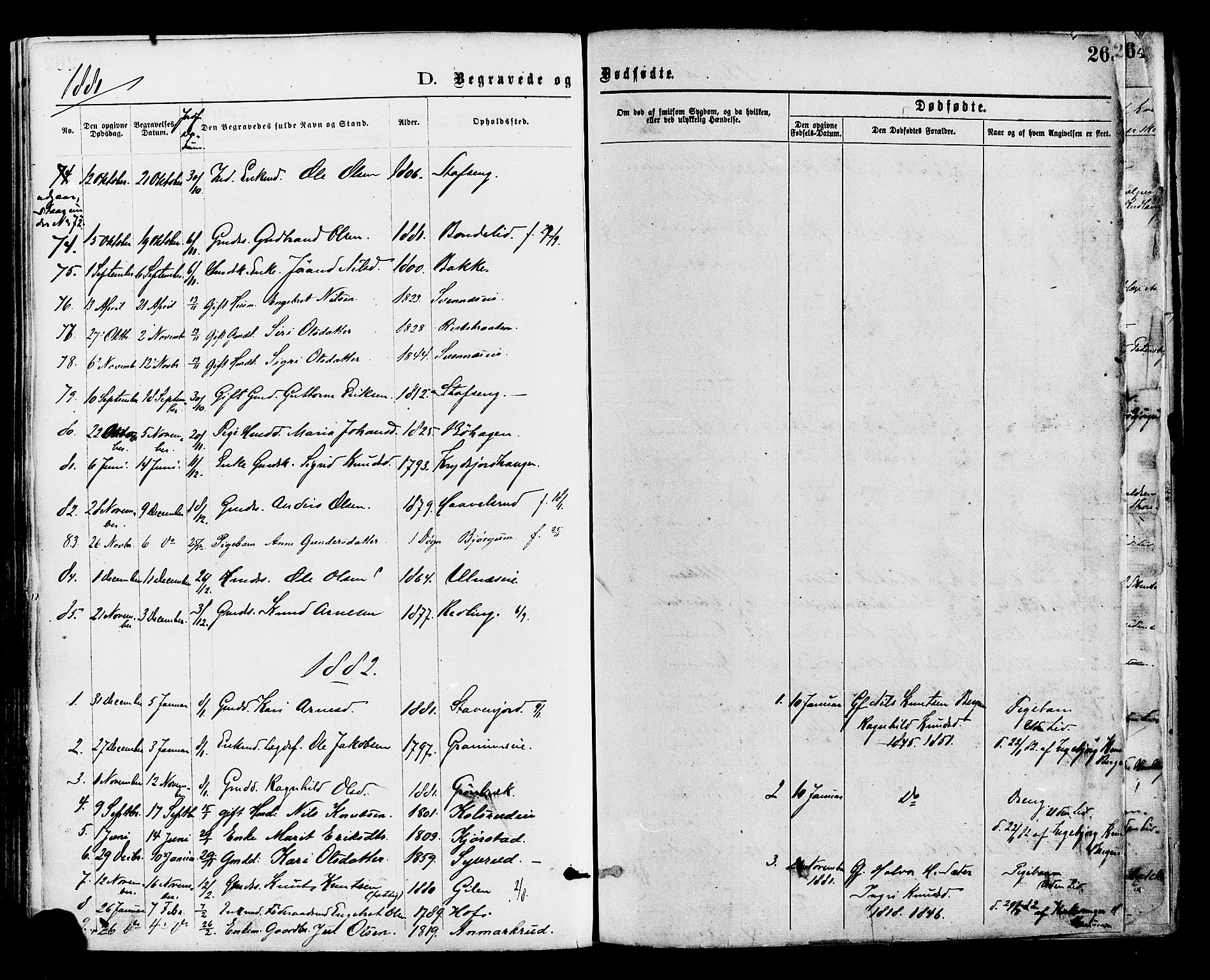 Nord-Aurdal prestekontor, SAH/PREST-132/H/Ha/Haa/L0009: Parish register (official) no. 9, 1876-1882, p. 263