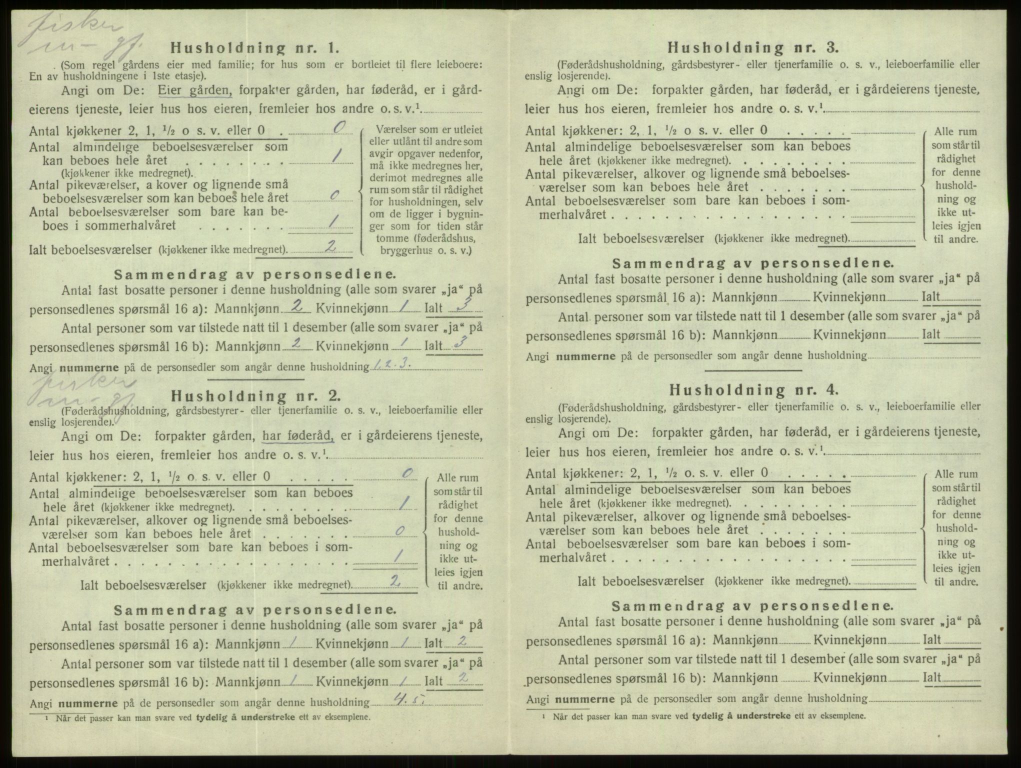 SAB, 1920 census for Davik, 1920, p. 886