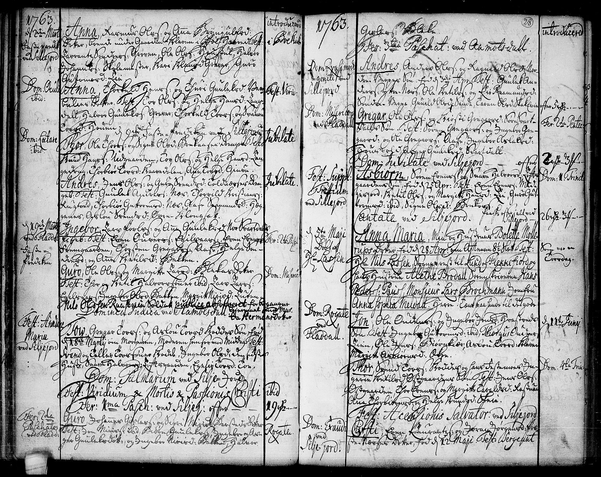 Seljord kirkebøker, SAKO/A-20/F/Fa/L0007: Parish register (official) no. I 7, 1755-1800, p. 28