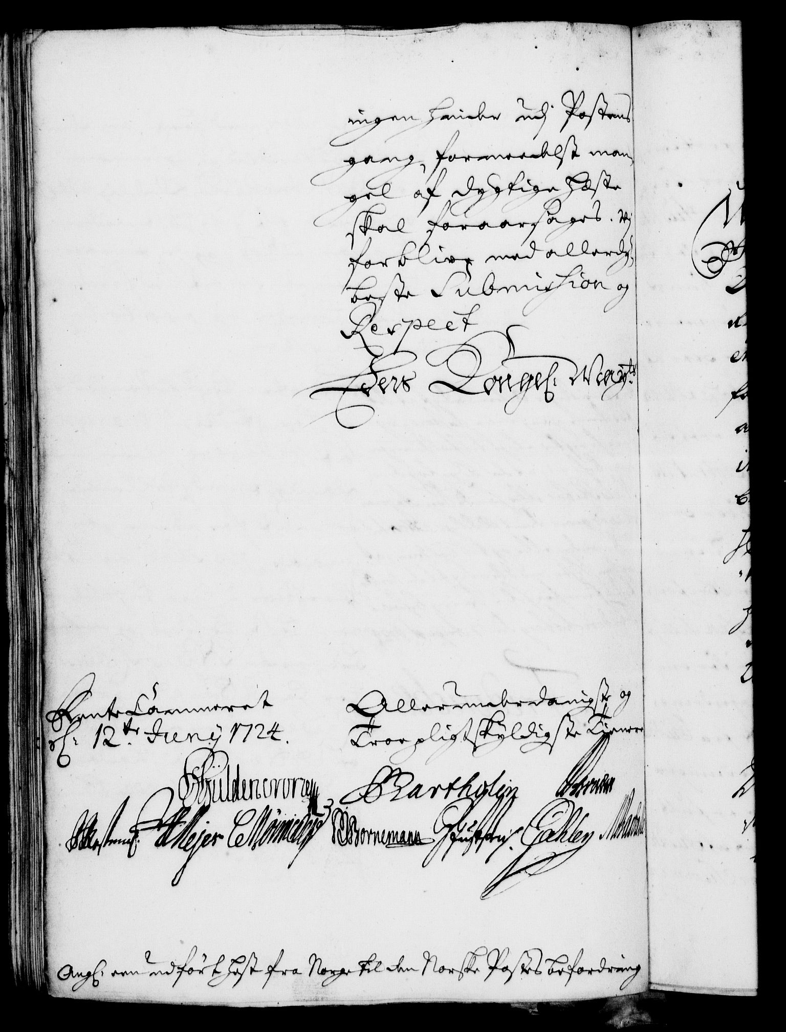 Rentekammeret, Kammerkanselliet, RA/EA-3111/G/Gf/Gfa/L0007: Norsk relasjons- og resolusjonsprotokoll (merket RK 52.7), 1724, p. 592