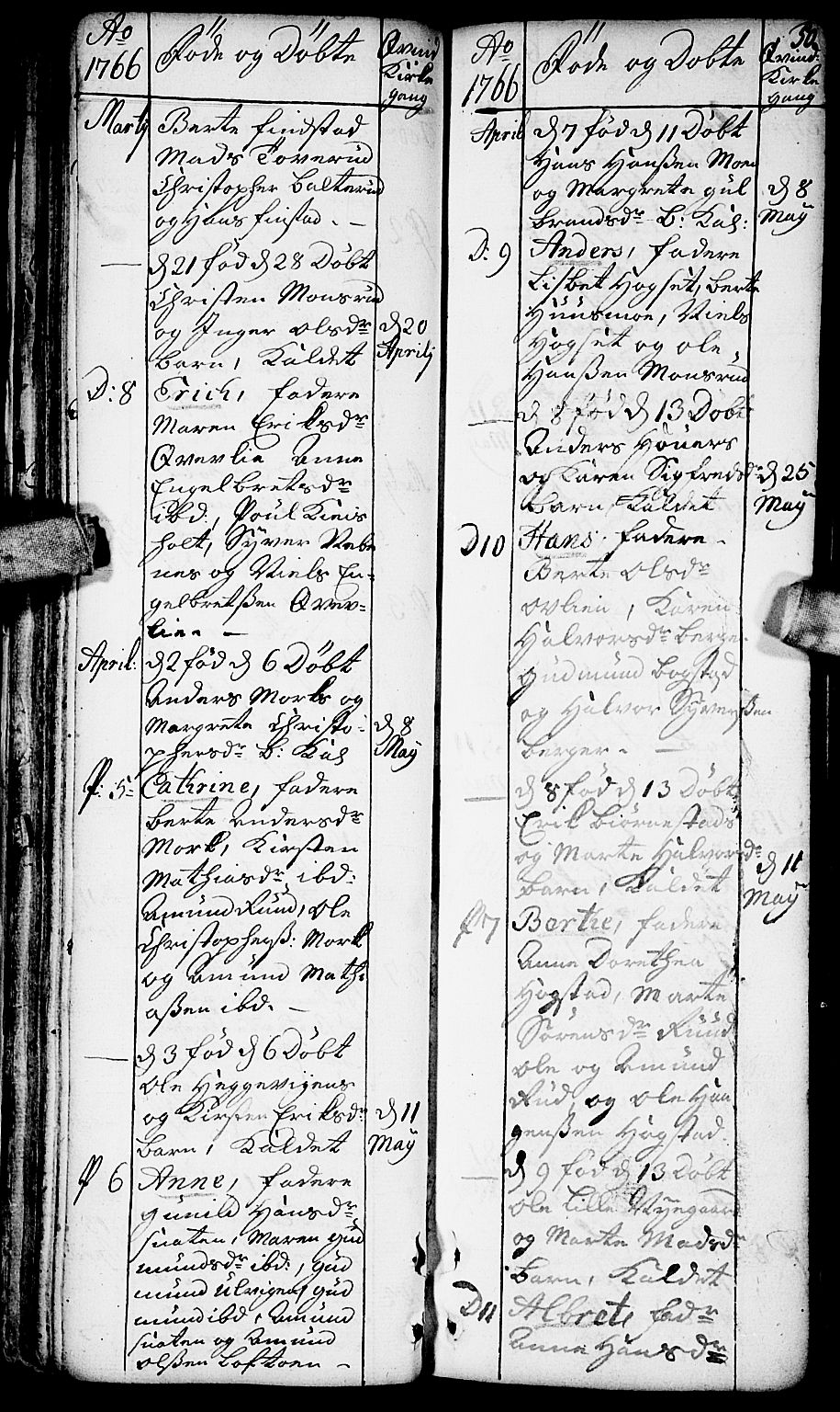 Aurskog prestekontor Kirkebøker, SAO/A-10304a/F/Fa/L0002: Parish register (official) no. I 2, 1735-1766, p. 50