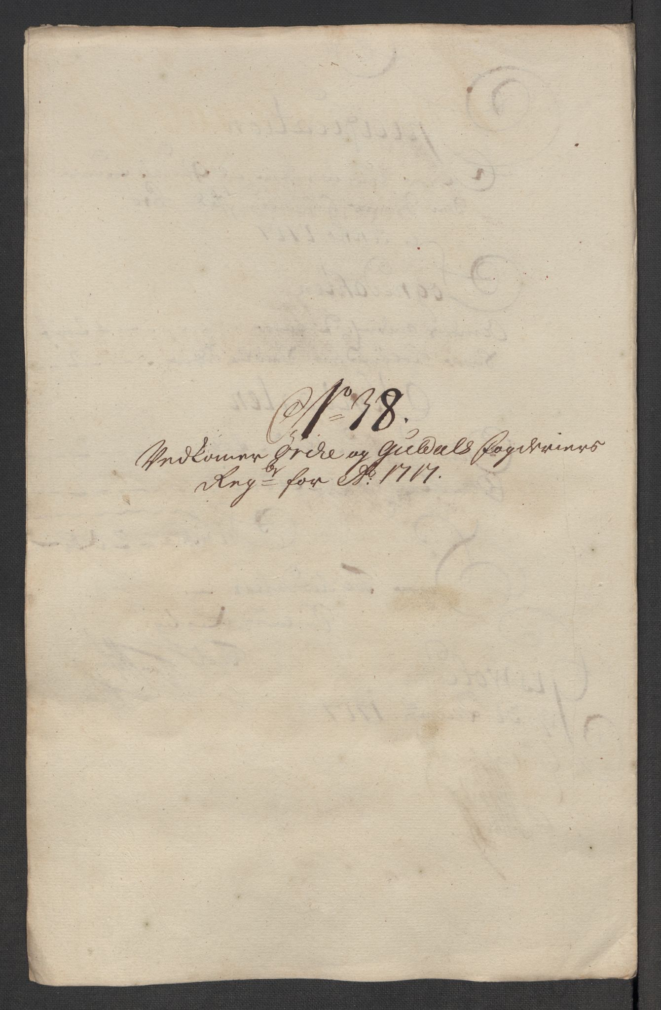 Rentekammeret inntil 1814, Reviderte regnskaper, Fogderegnskap, RA/EA-4092/R60/L3969: Fogderegnskap Orkdal og Gauldal, 1717, p. 362