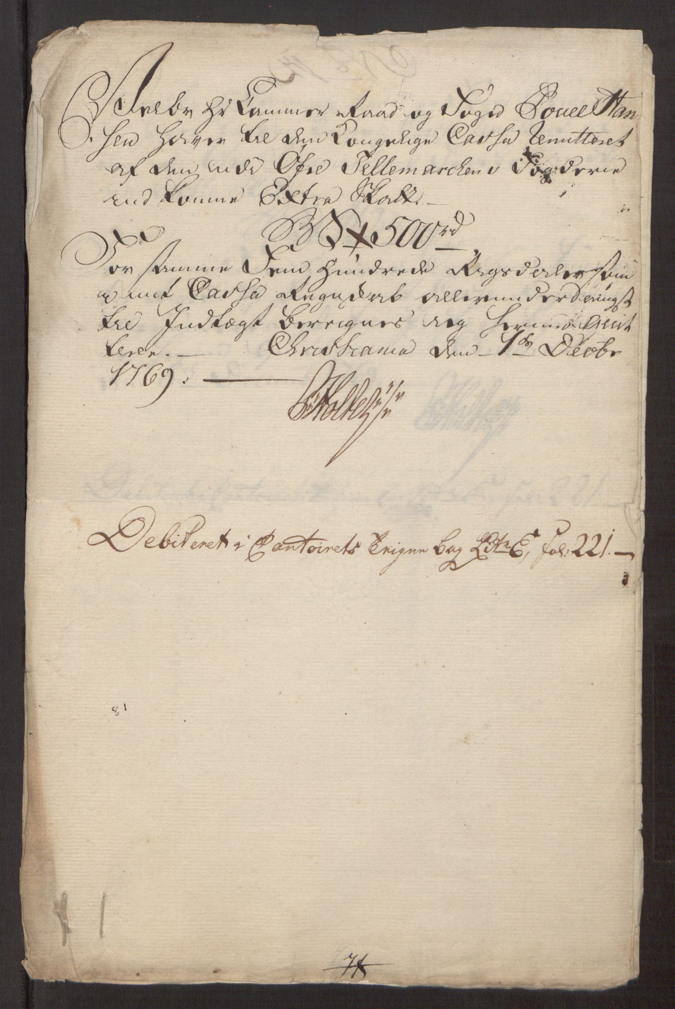 Rentekammeret inntil 1814, Reviderte regnskaper, Fogderegnskap, RA/EA-4092/R38/L2293: Ekstraskatten Øvre Telemark, 1762-1770, p. 400