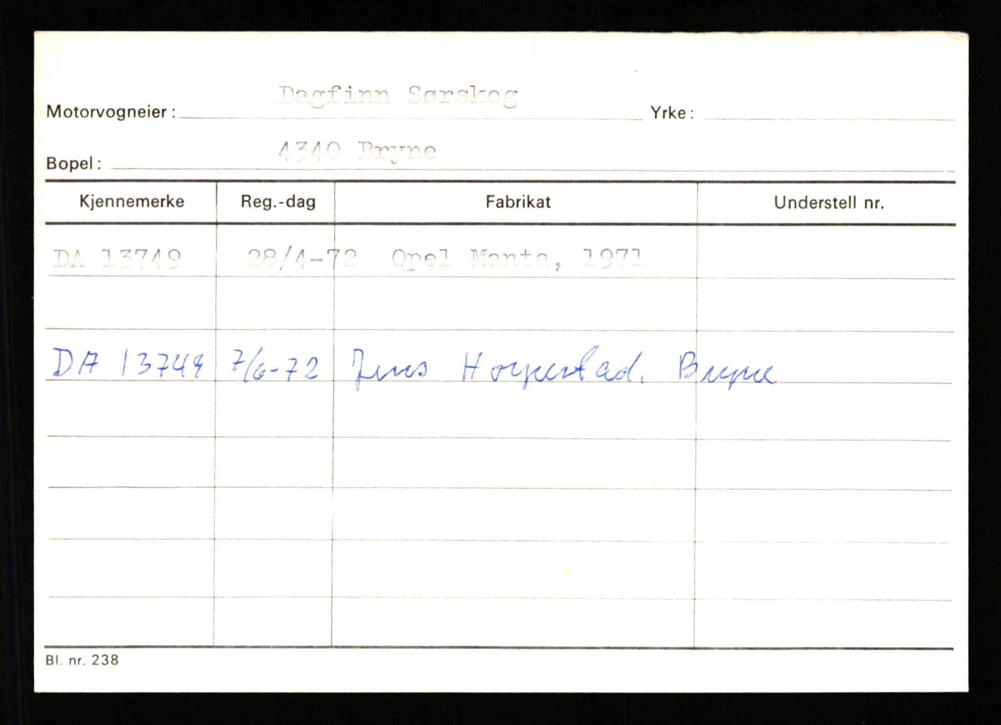 Stavanger trafikkstasjon, AV/SAST-A-101942/0/G/L0003: Registreringsnummer: 10466 - 15496, 1930-1971, p. 2357