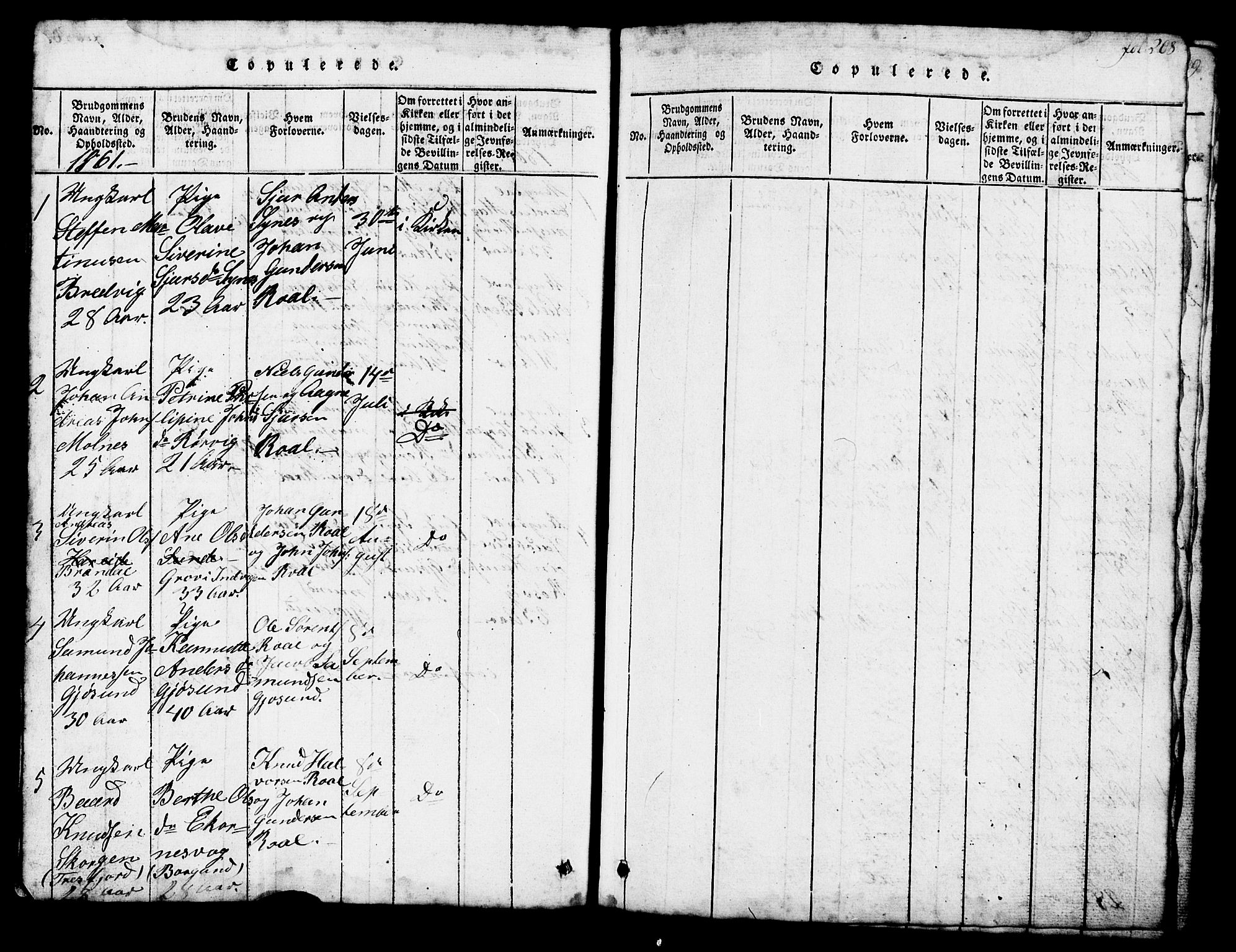 Ministerialprotokoller, klokkerbøker og fødselsregistre - Møre og Romsdal, SAT/A-1454/537/L0520: Parish register (copy) no. 537C01, 1819-1868, p. 208