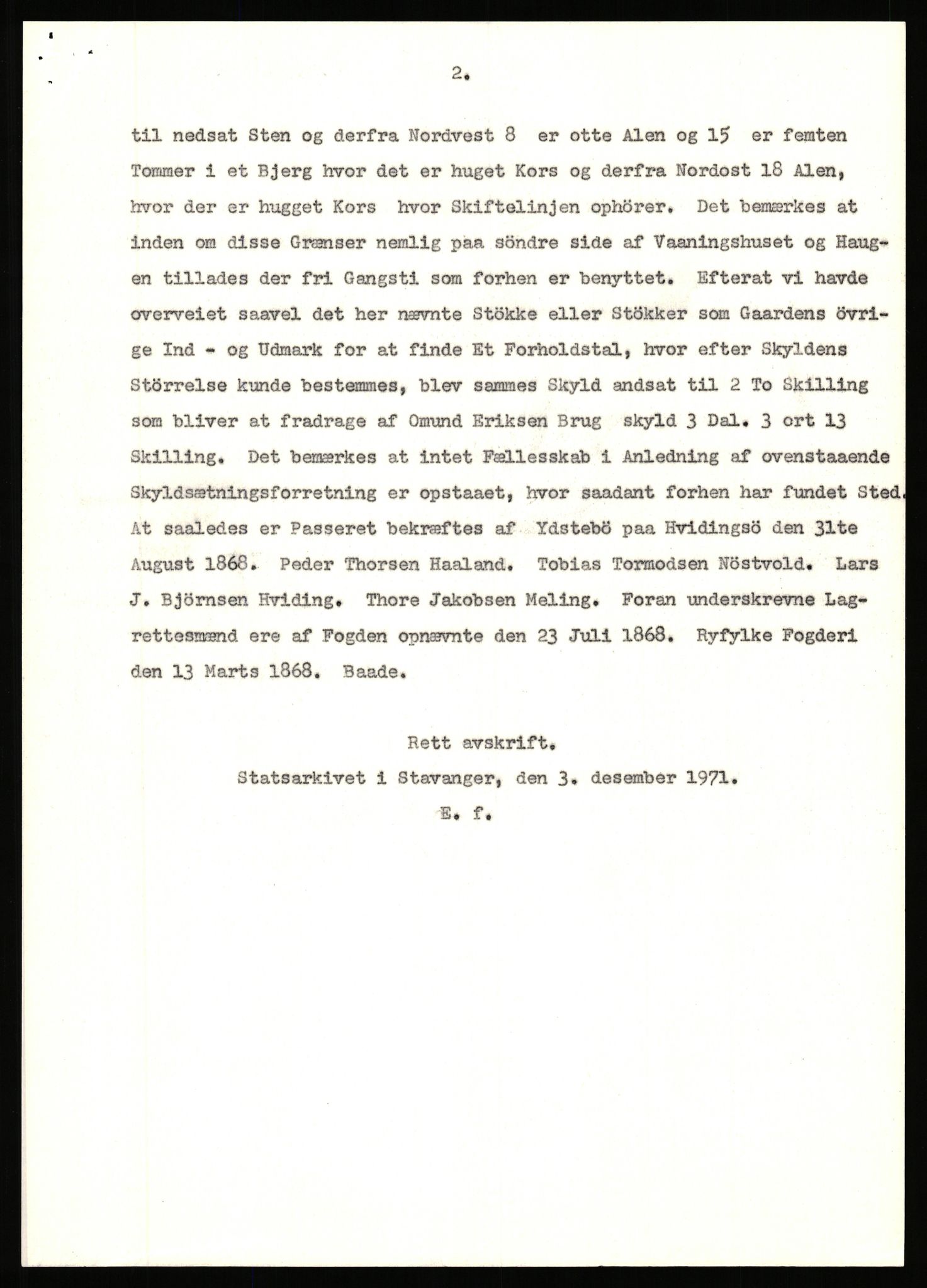 Statsarkivet i Stavanger, AV/SAST-A-101971/03/Y/Yj/L0097: Avskrifter sortert etter gårdsnavn: Vågen - Øiestad, 1750-1930, p. 330