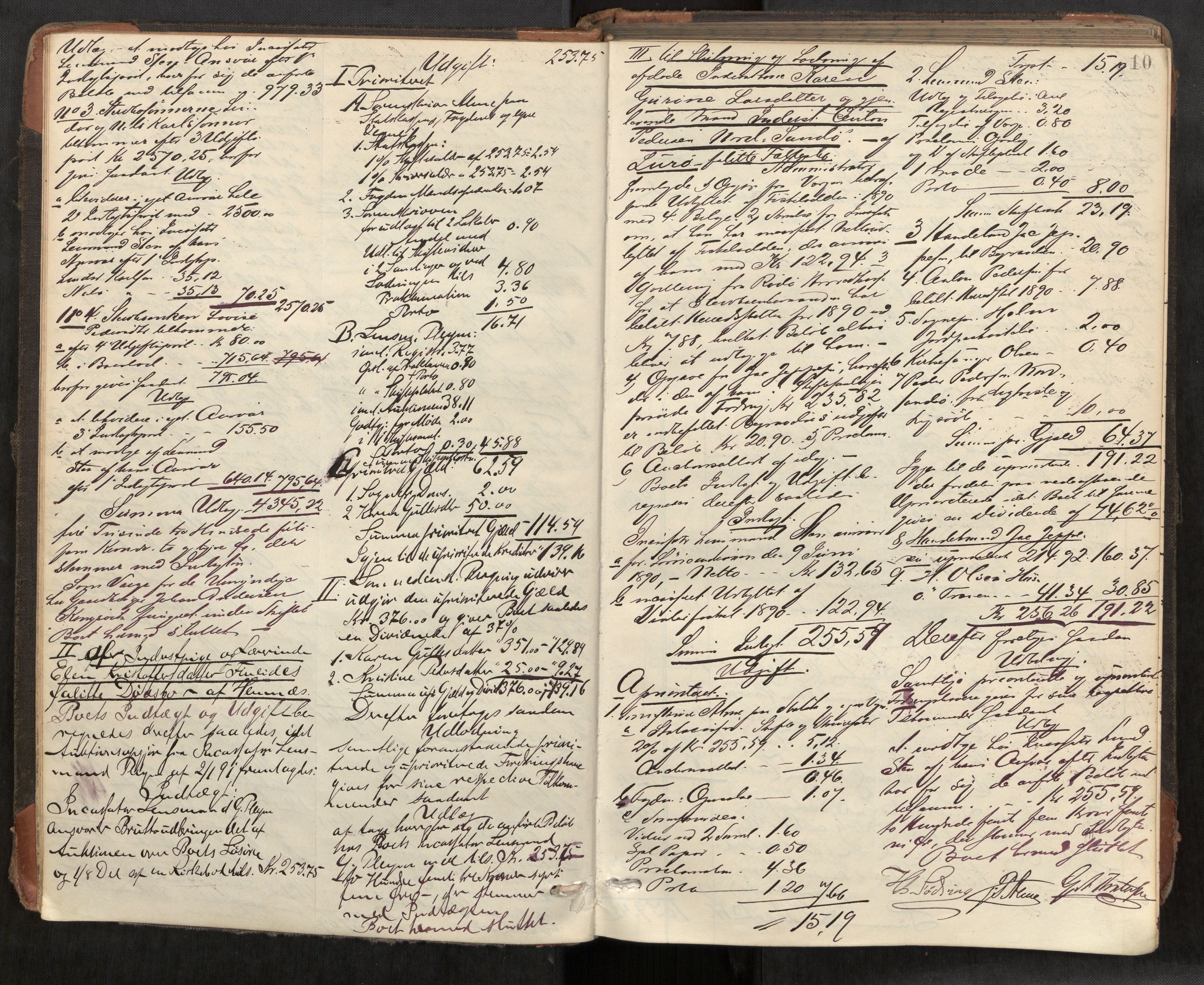 Rana sorenskriveri , AV/SAT-A-1108/1/3/3A/L0006: Skifteslutningsprotokoll, 1891-1896, p. 10
