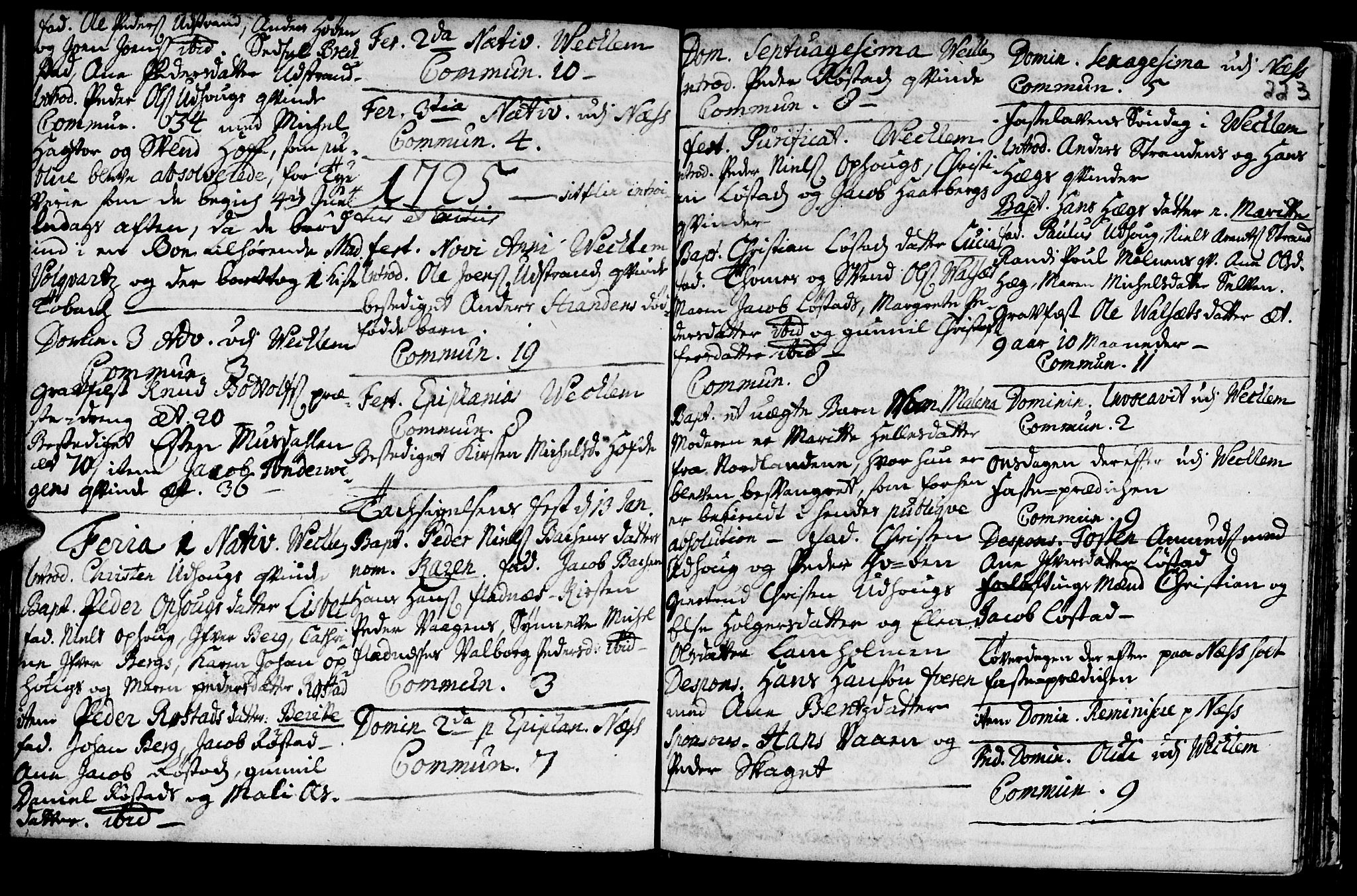 Ministerialprotokoller, klokkerbøker og fødselsregistre - Sør-Trøndelag, SAT/A-1456/659/L0731: Parish register (official) no. 659A01, 1709-1731, p. 222-223