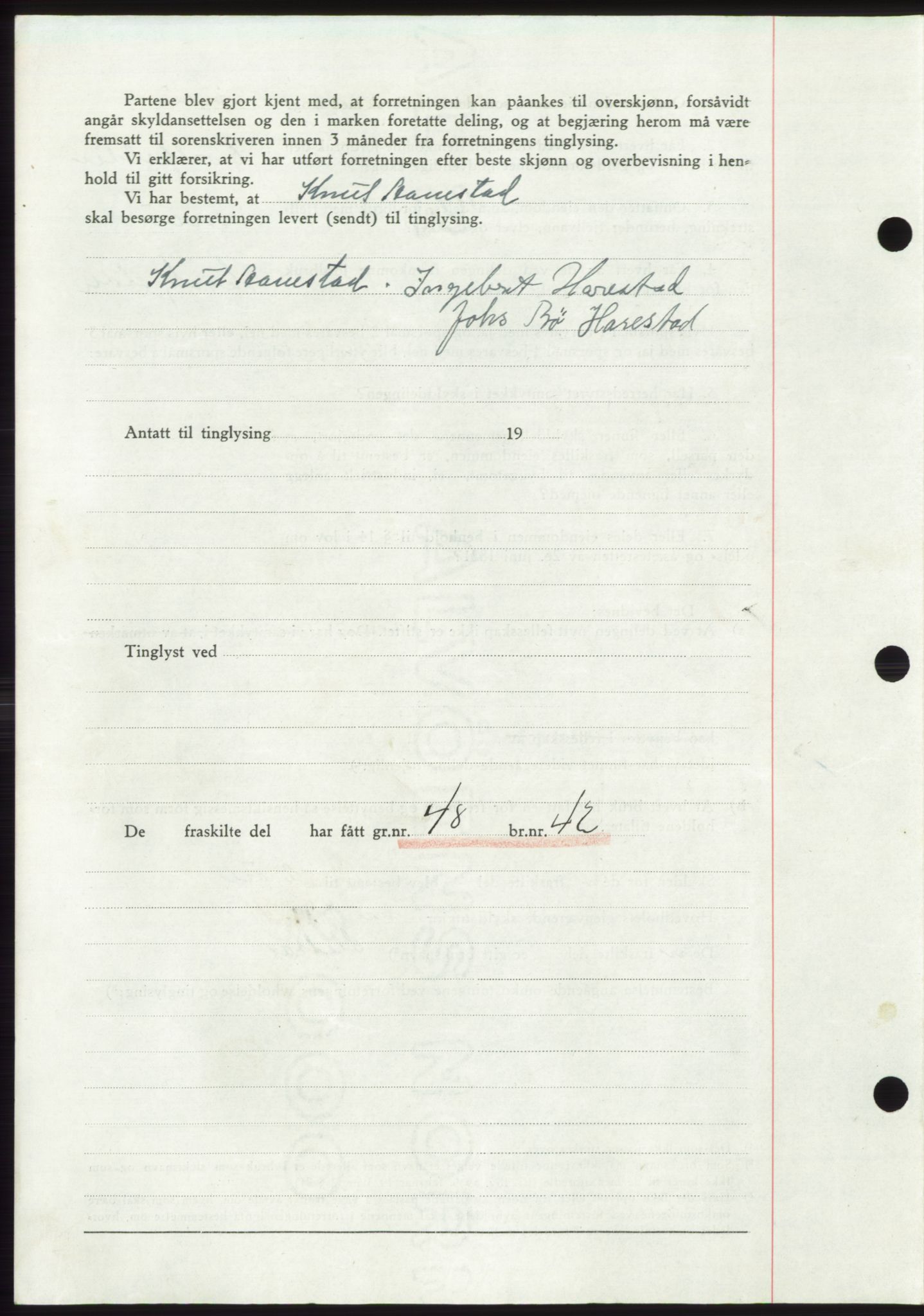 Jæren sorenskriveri, SAST/A-100310/03/G/Gba/L0071: Mortgage book, 1938-1938, Diary no: : 1940/1938