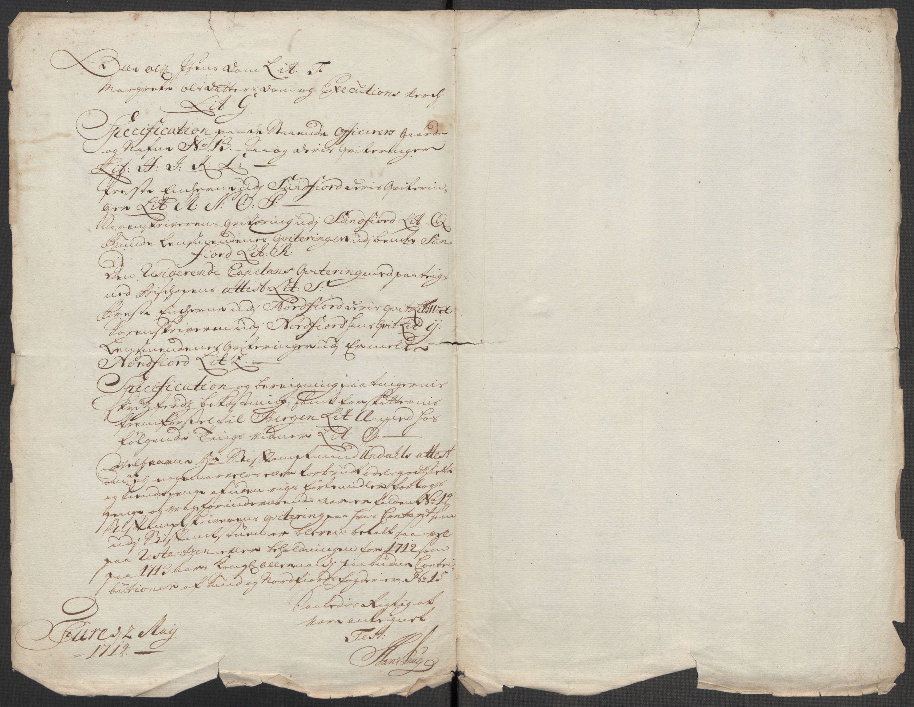 Rentekammeret inntil 1814, Reviderte regnskaper, Fogderegnskap, RA/EA-4092/R53/L3437: Fogderegnskap Sunn- og Nordfjord, 1713, p. 24