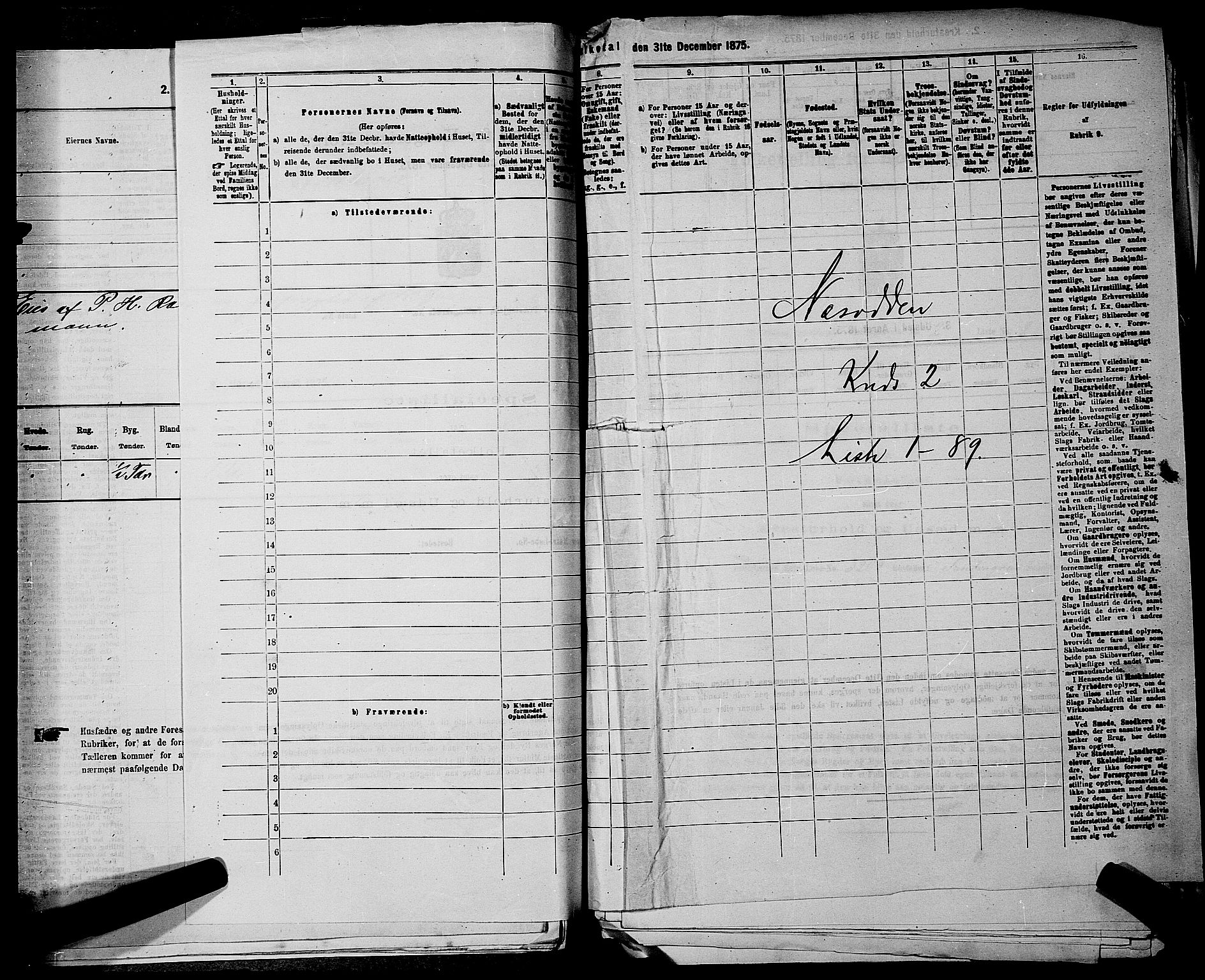 RA, 1875 census for 0216P Nesodden, 1875, p. 236