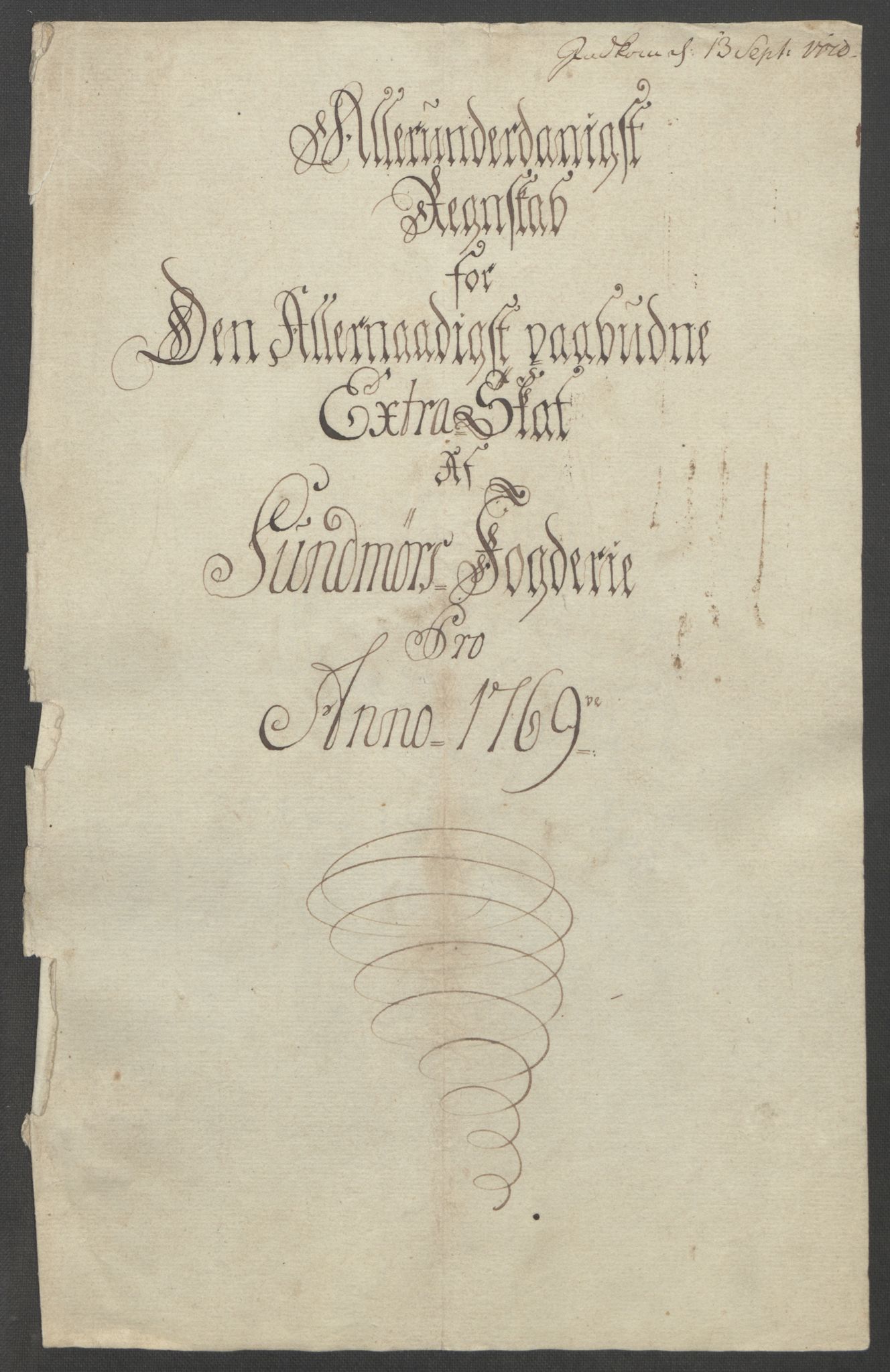 Rentekammeret inntil 1814, Reviderte regnskaper, Fogderegnskap, AV/RA-EA-4092/R54/L3645: Ekstraskatten Sunnmøre, 1762-1772, p. 138