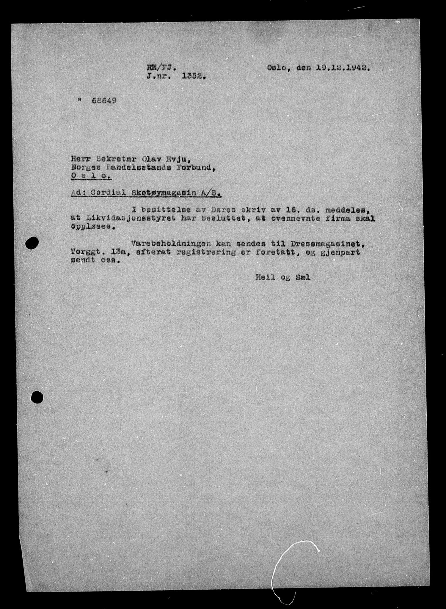 Justisdepartementet, Tilbakeføringskontoret for inndratte formuer, AV/RA-S-1564/H/Hc/Hcc/L0929: --, 1945-1947, p. 19