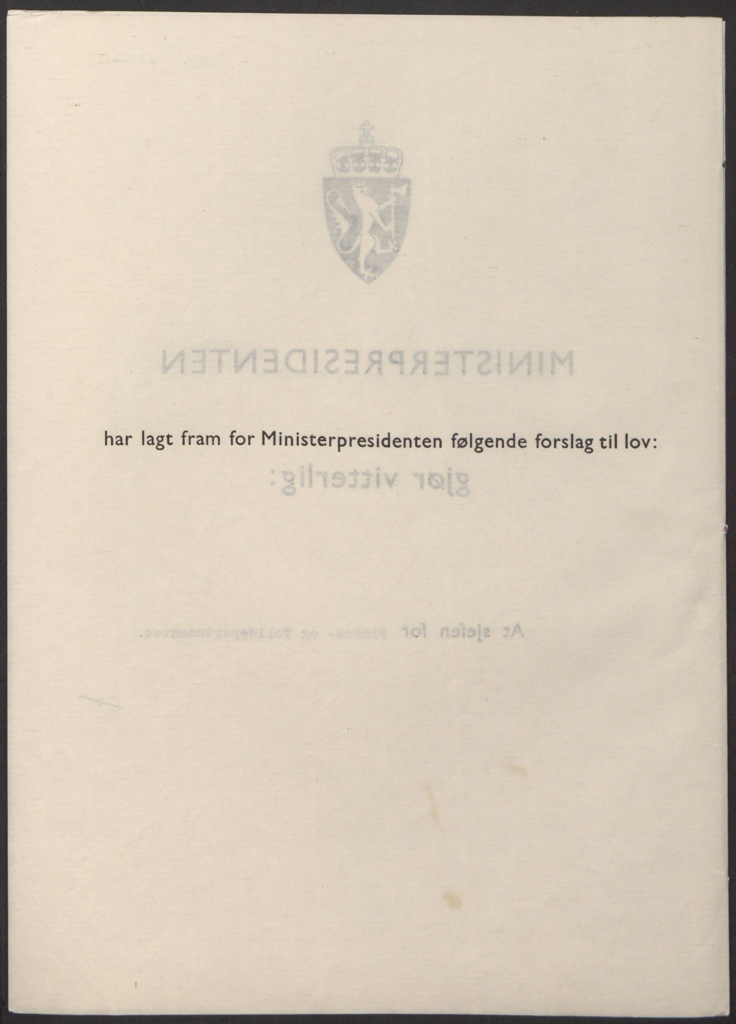 NS-administrasjonen 1940-1945 (Statsrådsekretariatet, de kommisariske statsråder mm), AV/RA-S-4279/D/Db/L0098: Lover II, 1942, p. 102