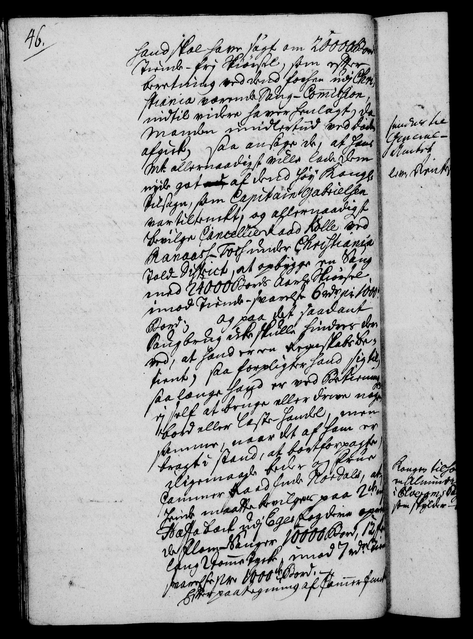 Rentekammeret, Kammerkanselliet, RA/EA-3111/G/Gh/Gha/L0023: Norsk ekstraktmemorialprotokoll (merket RK 53.68), 1741-1742, p. 46