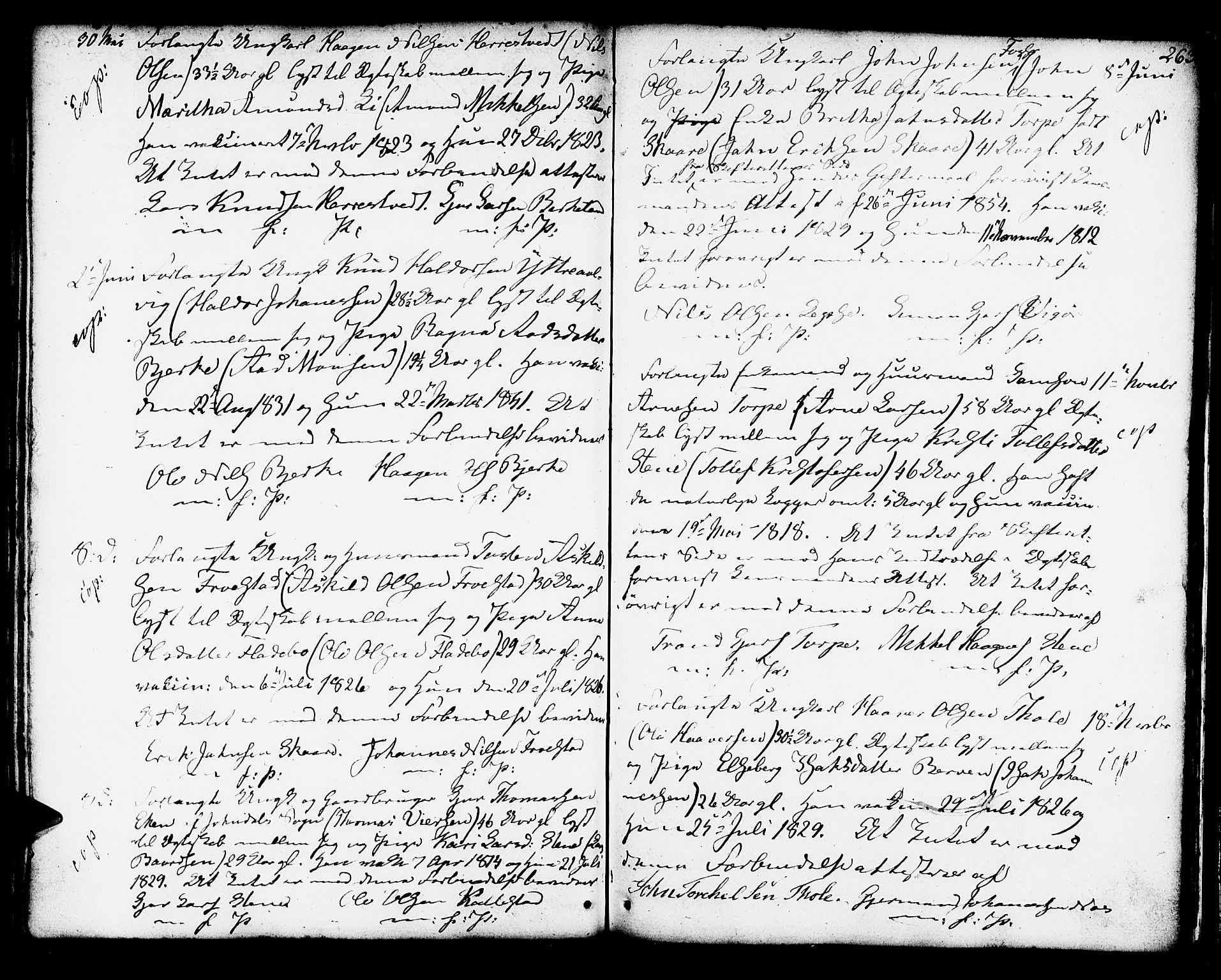 Kvam sokneprestembete, AV/SAB-A-76201/H/Haa: Parish register (official) no. A 5, 1796-1832, p. 264