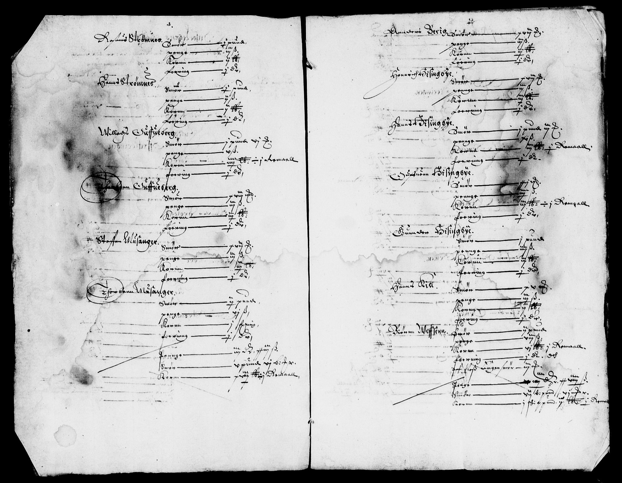 Rentekammeret inntil 1814, Reviderte regnskaper, Lensregnskaper, AV/RA-EA-5023/R/Rb/Rbe/L0001: Onsøy len, 1626-1639