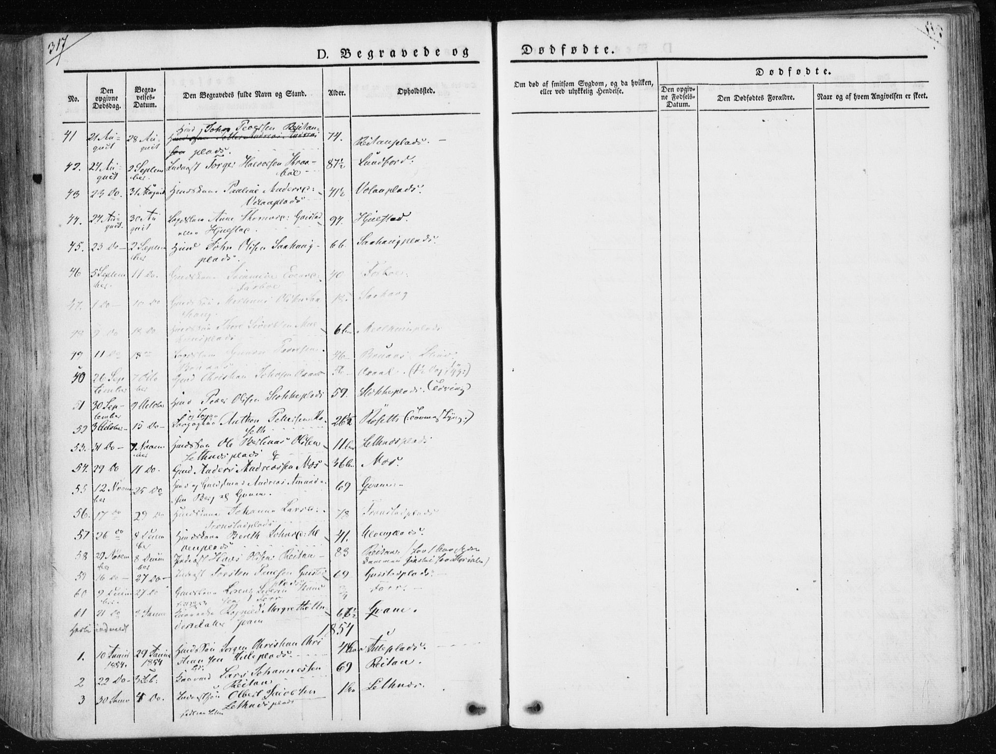 Ministerialprotokoller, klokkerbøker og fødselsregistre - Nord-Trøndelag, SAT/A-1458/730/L0280: Parish register (official) no. 730A07 /1, 1840-1854, p. 317
