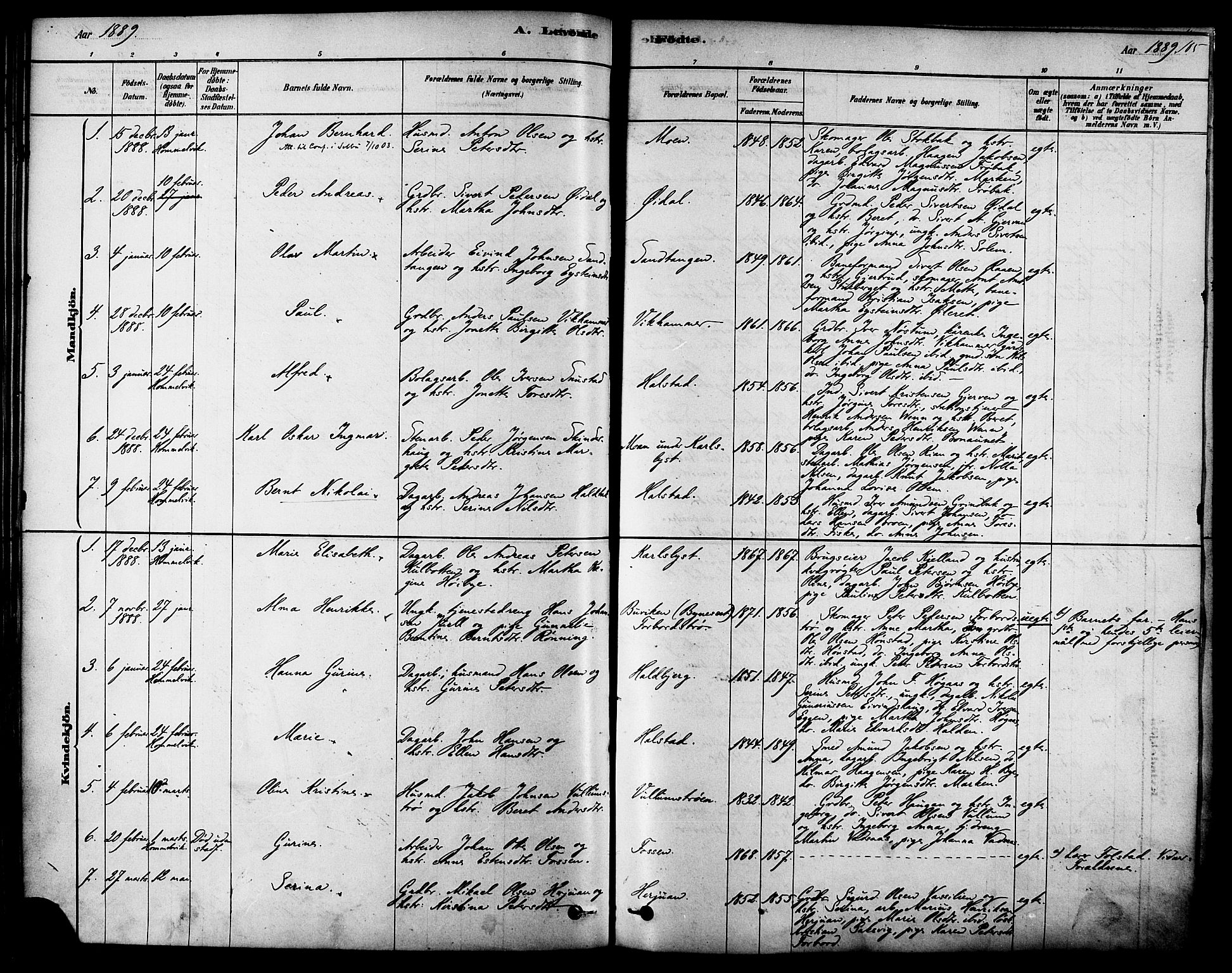 Ministerialprotokoller, klokkerbøker og fødselsregistre - Sør-Trøndelag, SAT/A-1456/616/L0410: Parish register (official) no. 616A07, 1878-1893, p. 105