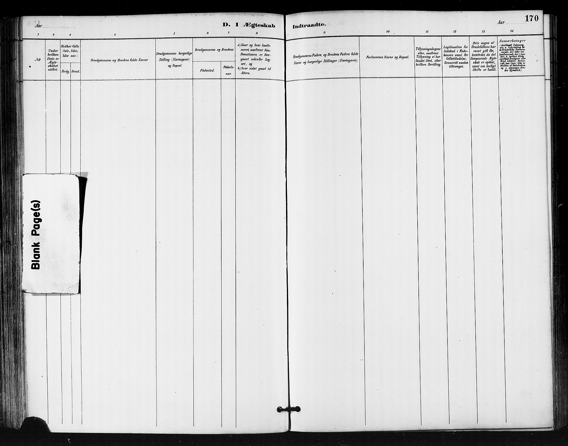 Ministerialprotokoller, klokkerbøker og fødselsregistre - Nordland, SAT/A-1459/812/L0178: Parish register (official) no. 812A07, 1886-1900, p. 170