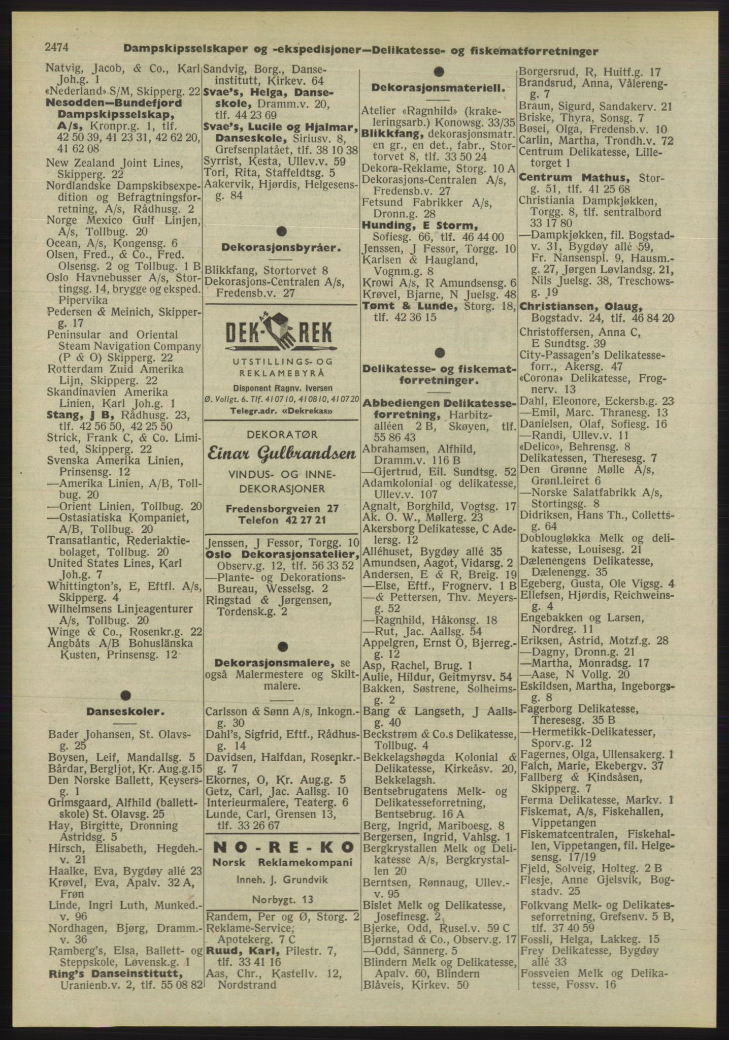 Kristiania/Oslo adressebok, PUBL/-, 1955, p. 2474