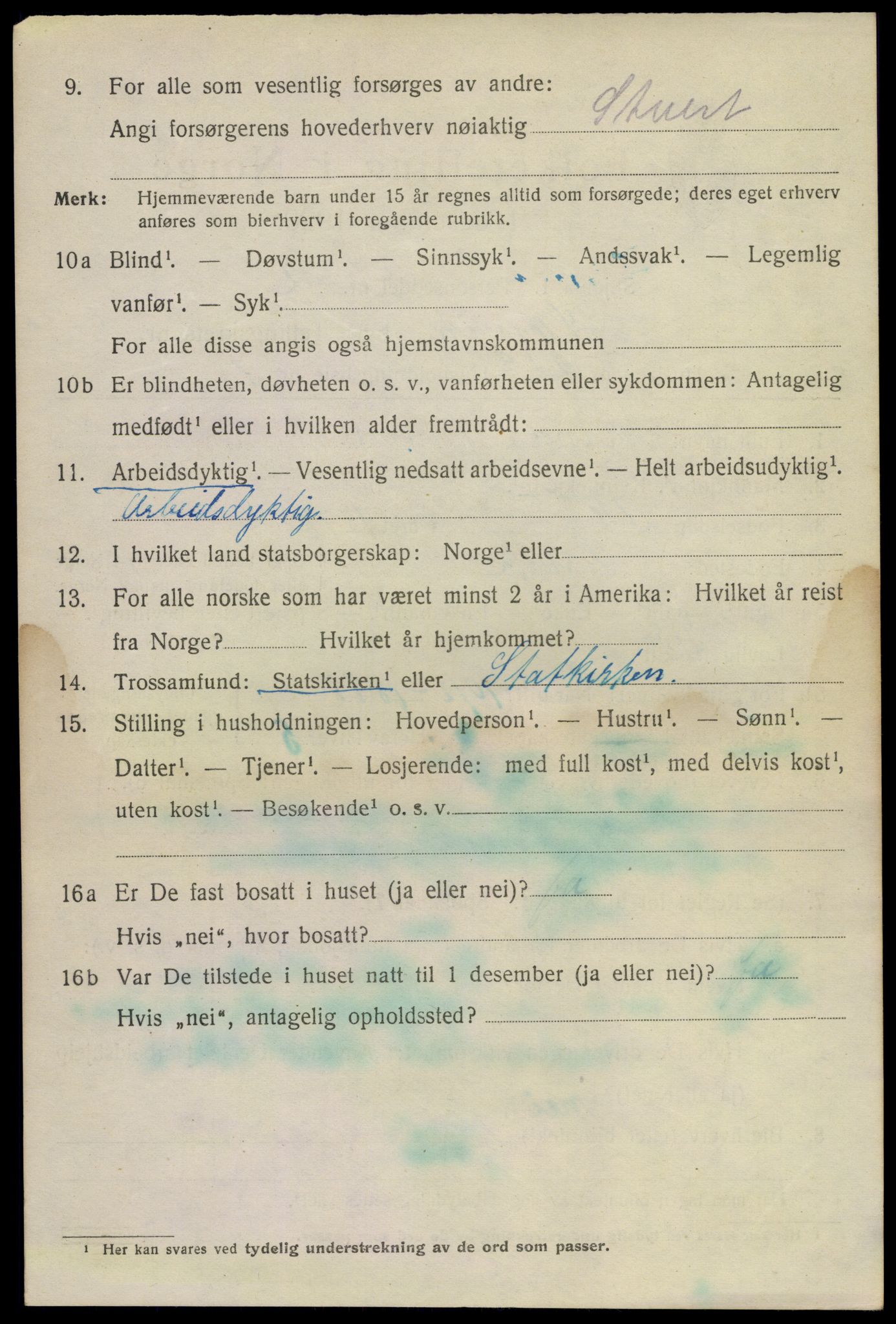 SAKO, 1920 census for Larvik, 1920, p. 18439