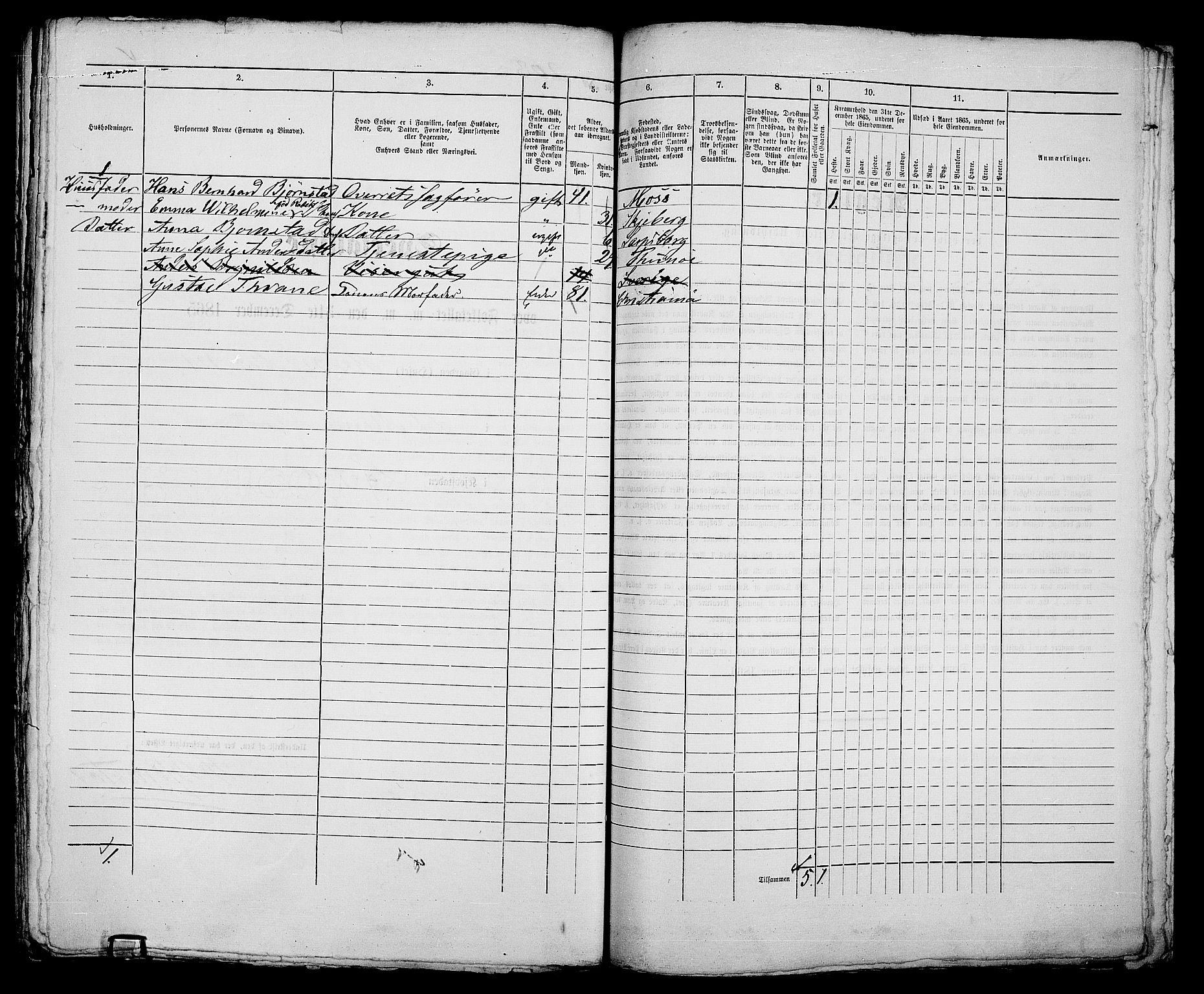 RA, 1865 census for Sarpsborg, 1865, p. 414