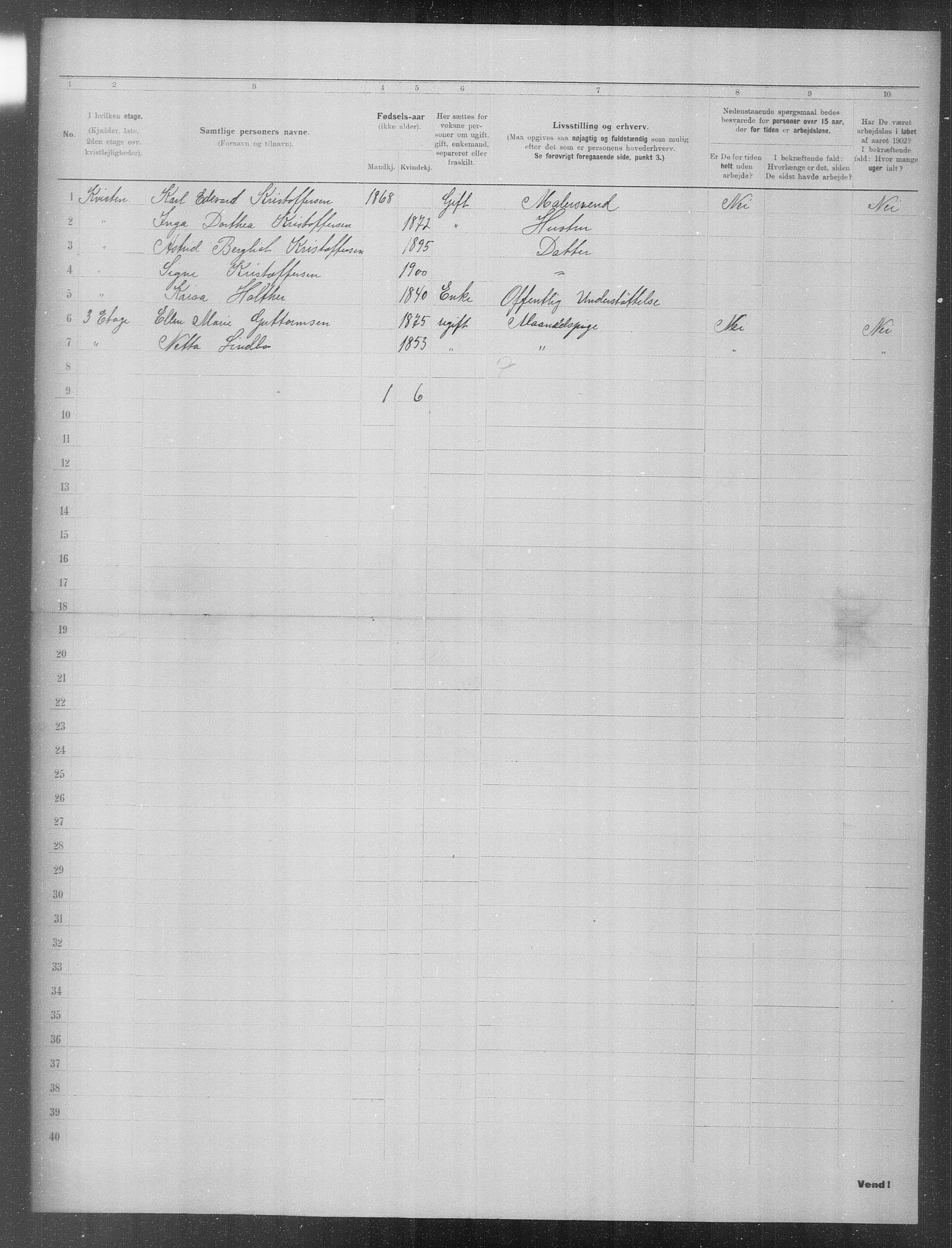 OBA, Municipal Census 1902 for Kristiania, 1902, p. 23838