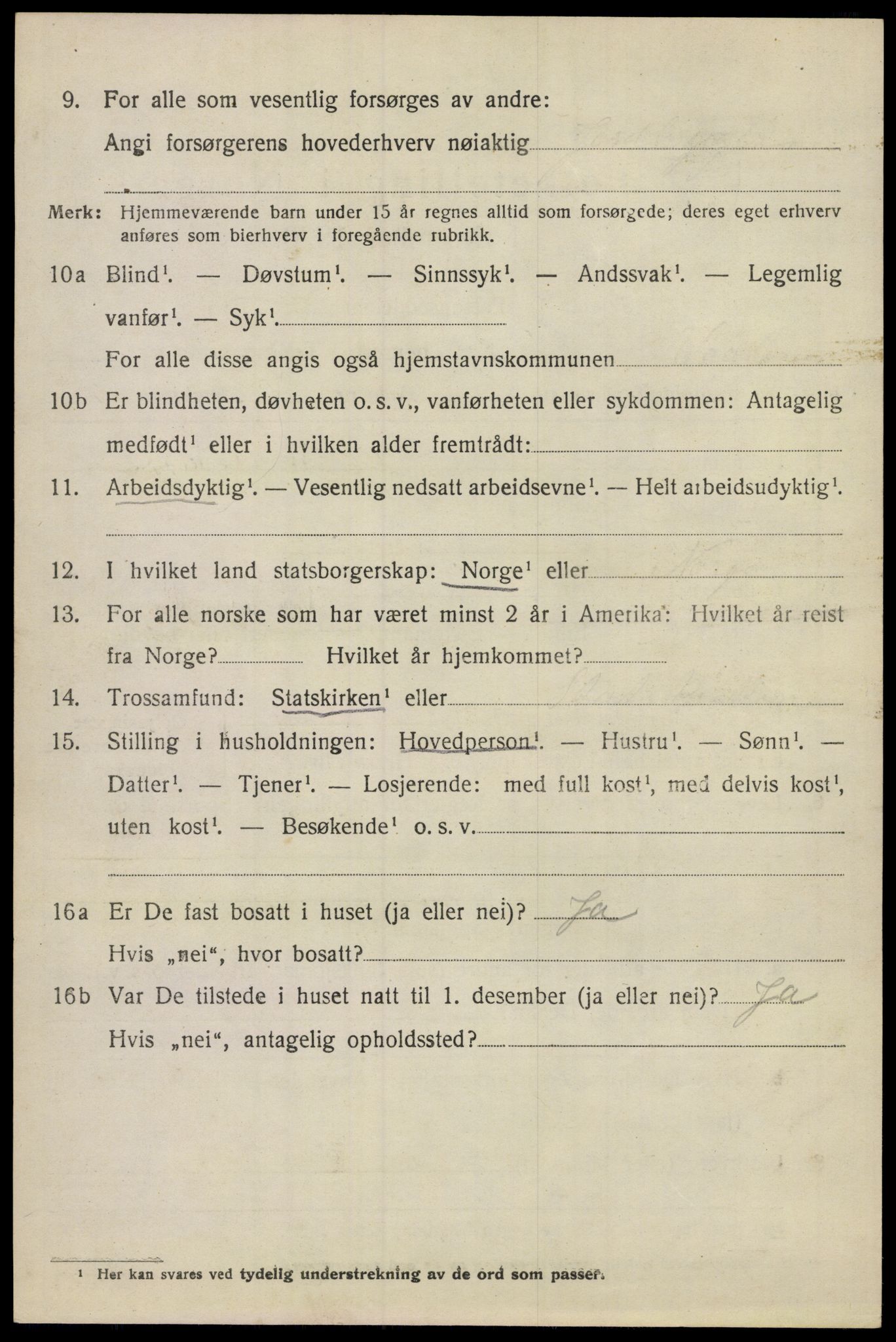 SAO, 1920 census for Våler, 1920, p. 4277