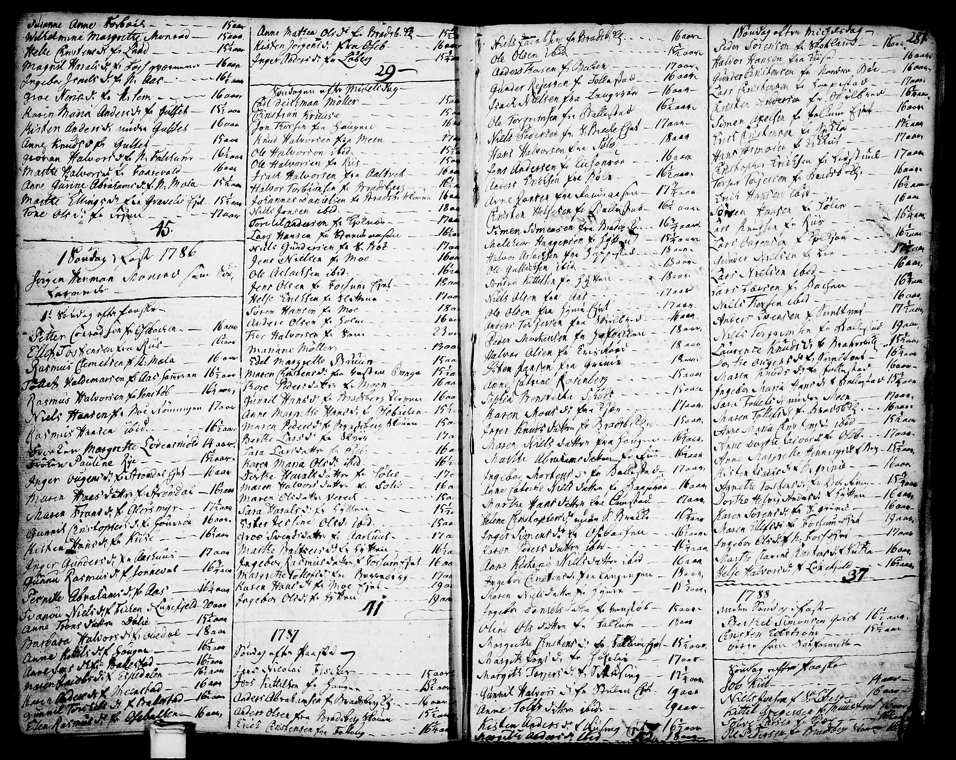 Gjerpen kirkebøker, SAKO/A-265/F/Fa/L0002: Parish register (official) no. I 2, 1747-1795, p. 281