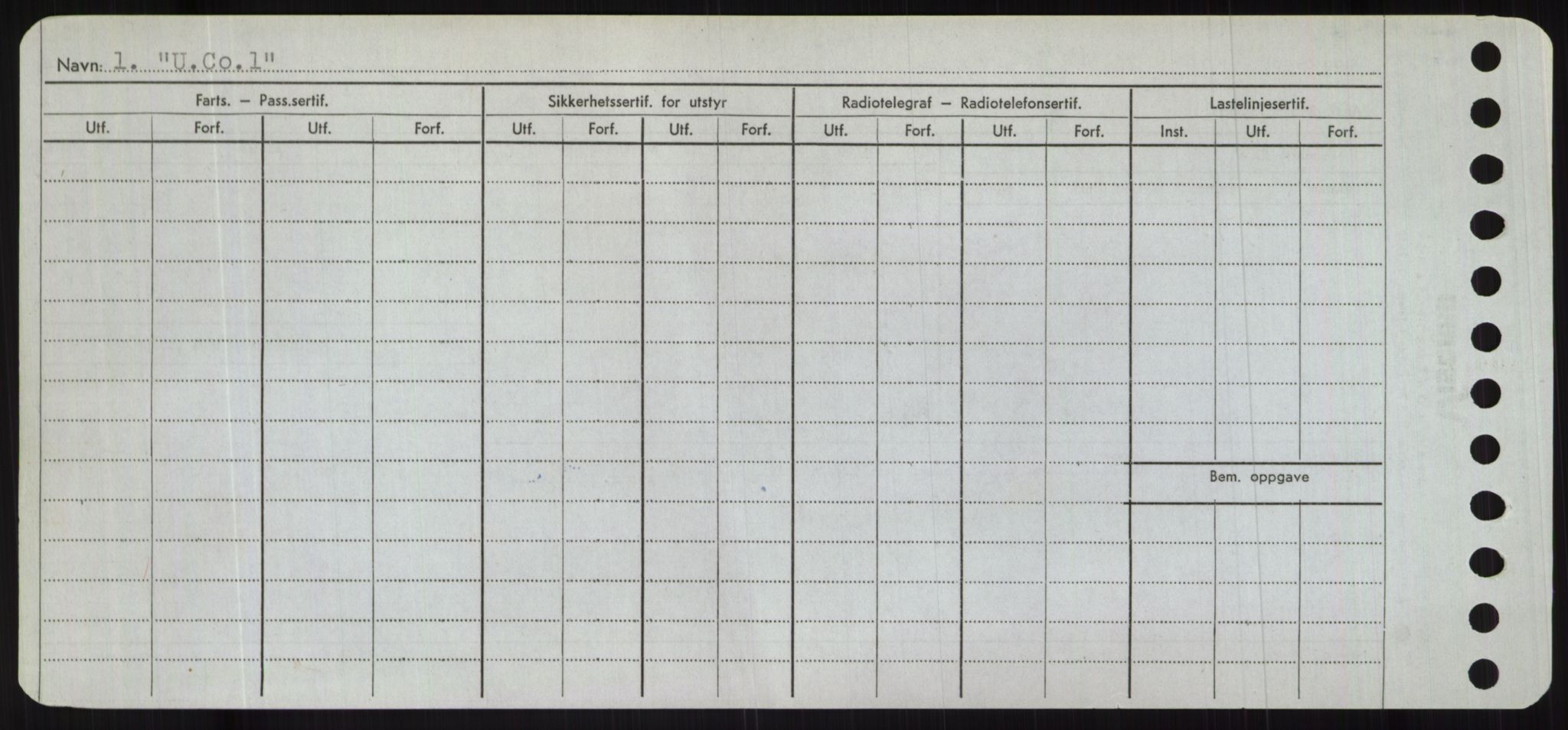 Sjøfartsdirektoratet med forløpere, Skipsmålingen, RA/S-1627/H/Hc/L0001: Lektere, A-Y, p. 558