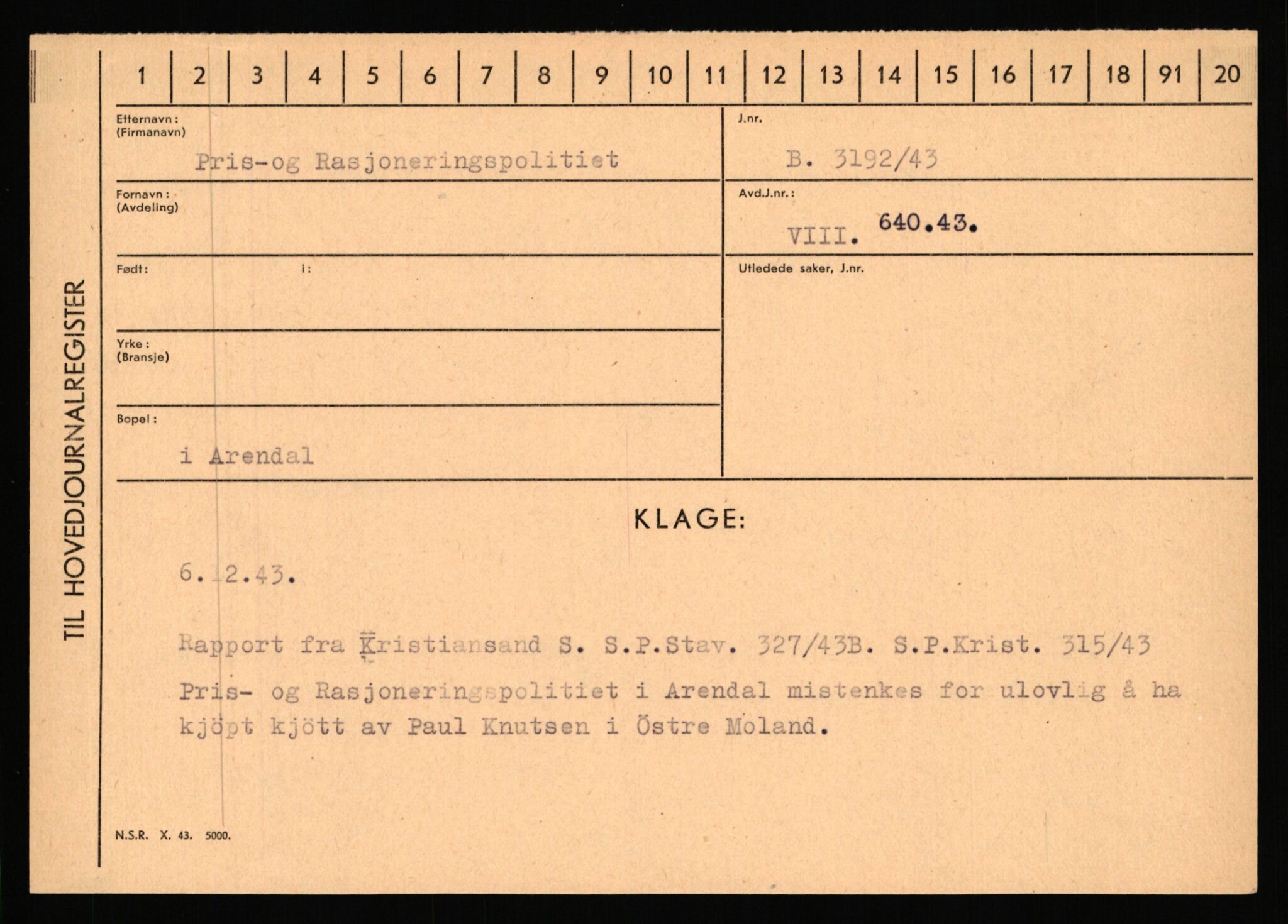 Statspolitiet - Hovedkontoret / Osloavdelingen, AV/RA-S-1329/C/Ca/L0012: Oanæs - Quistgaard	, 1943-1945, p. 4843