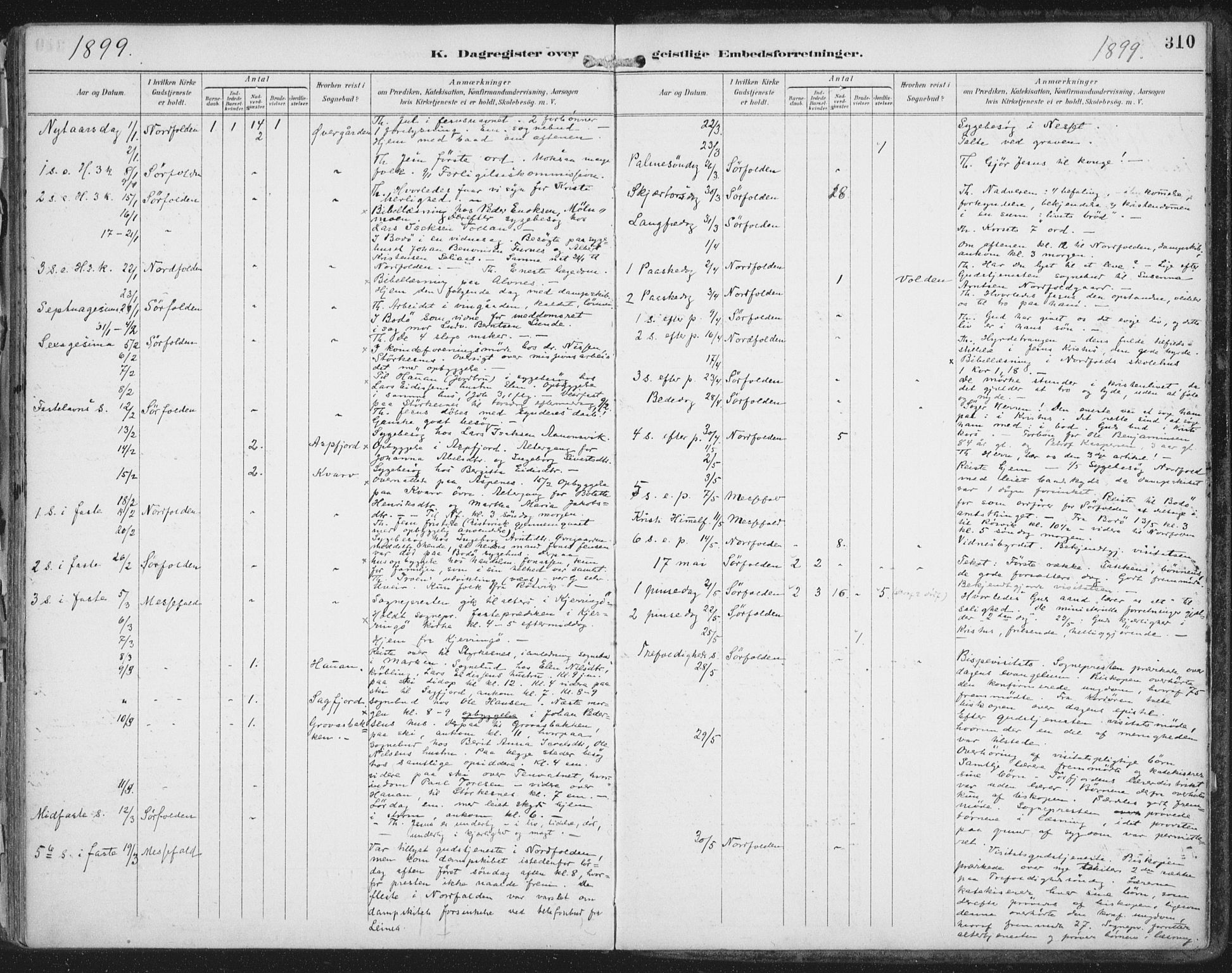 Ministerialprotokoller, klokkerbøker og fødselsregistre - Nordland, SAT/A-1459/854/L0779: Parish register (official) no. 854A02, 1892-1909, p. 310