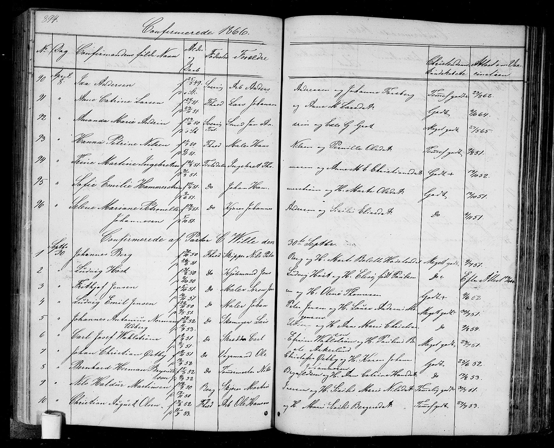 Halden prestekontor Kirkebøker, SAO/A-10909/G/Ga/L0005b: Parish register (copy) no. 5B, 1864-1868, p. 894