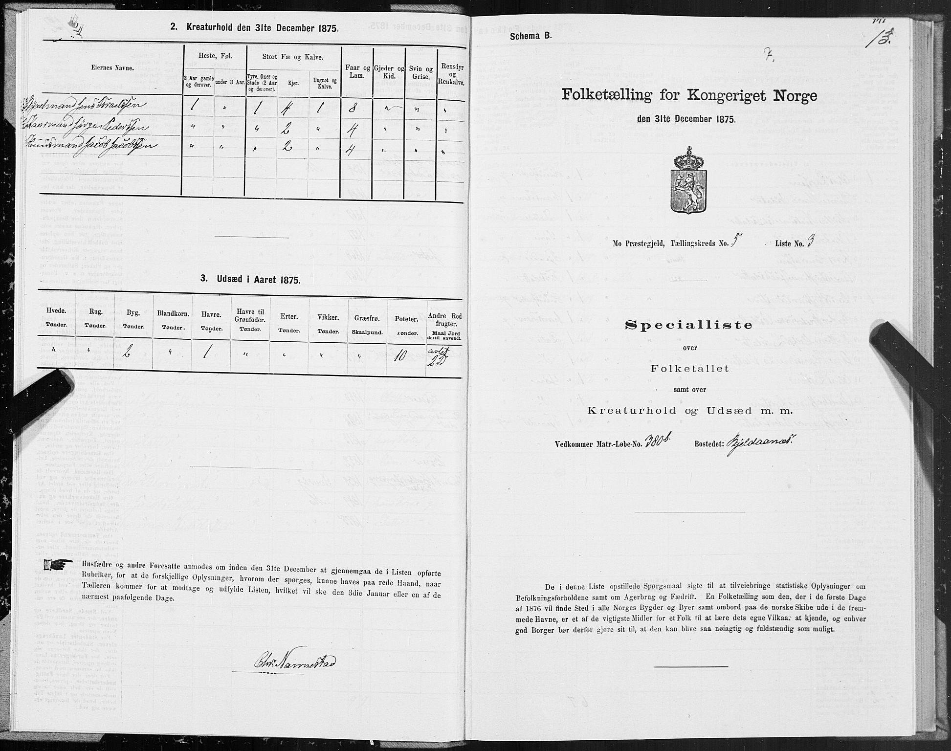 SAT, 1875 census for 1833P Mo, 1875, p. 3013