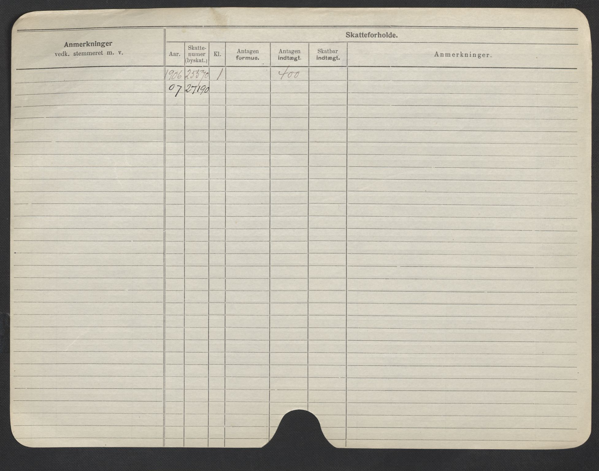 Oslo folkeregister, Registerkort, AV/SAO-A-11715/F/Fa/Fac/L0020: Kvinner, 1906-1914, p. 51b