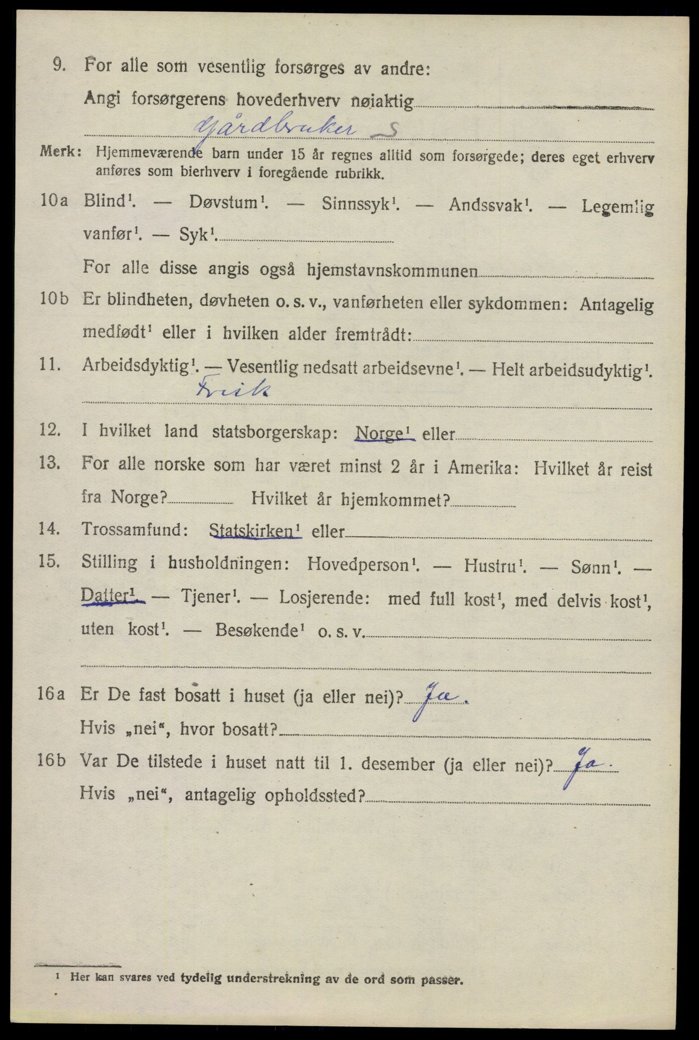 SAO, 1920 census for Enebakk, 1920, p. 4718