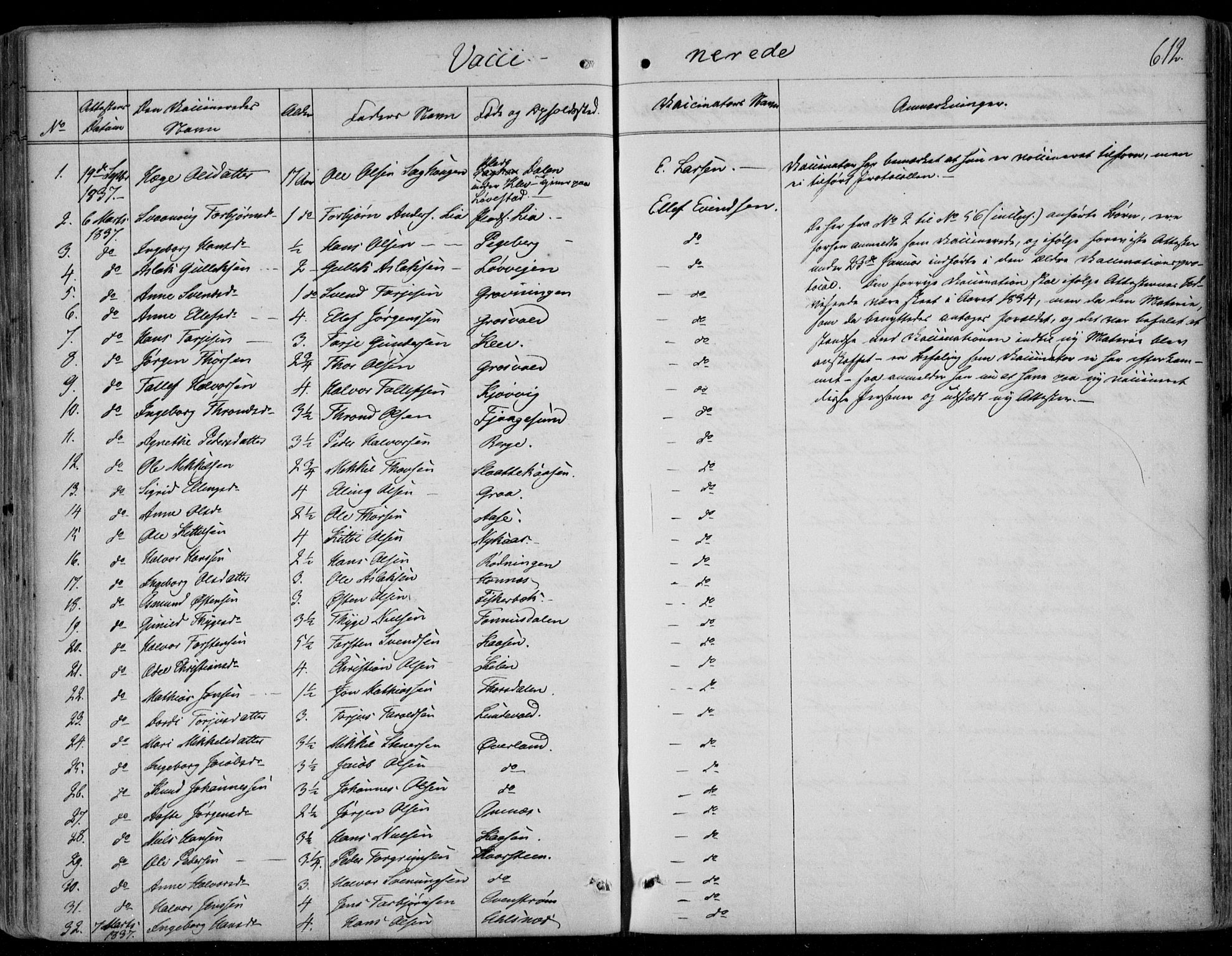 Kviteseid kirkebøker, SAKO/A-276/F/Fa/L0006: Parish register (official) no. I 6, 1836-1858, p. 612