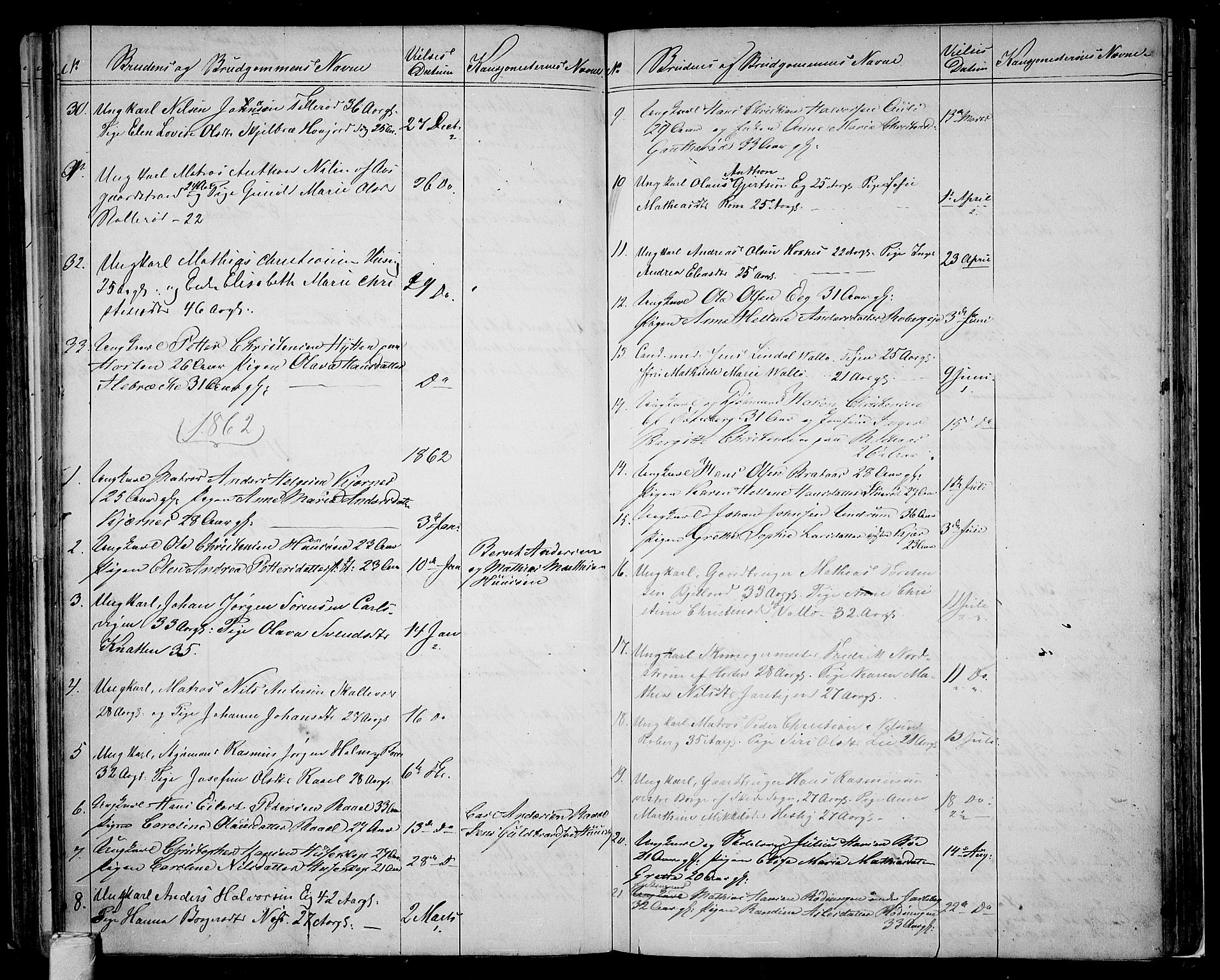 Sem kirkebøker, AV/SAKO-A-5/G/Ga/L0004: Parish register (copy) no. I 4, 1855-1877